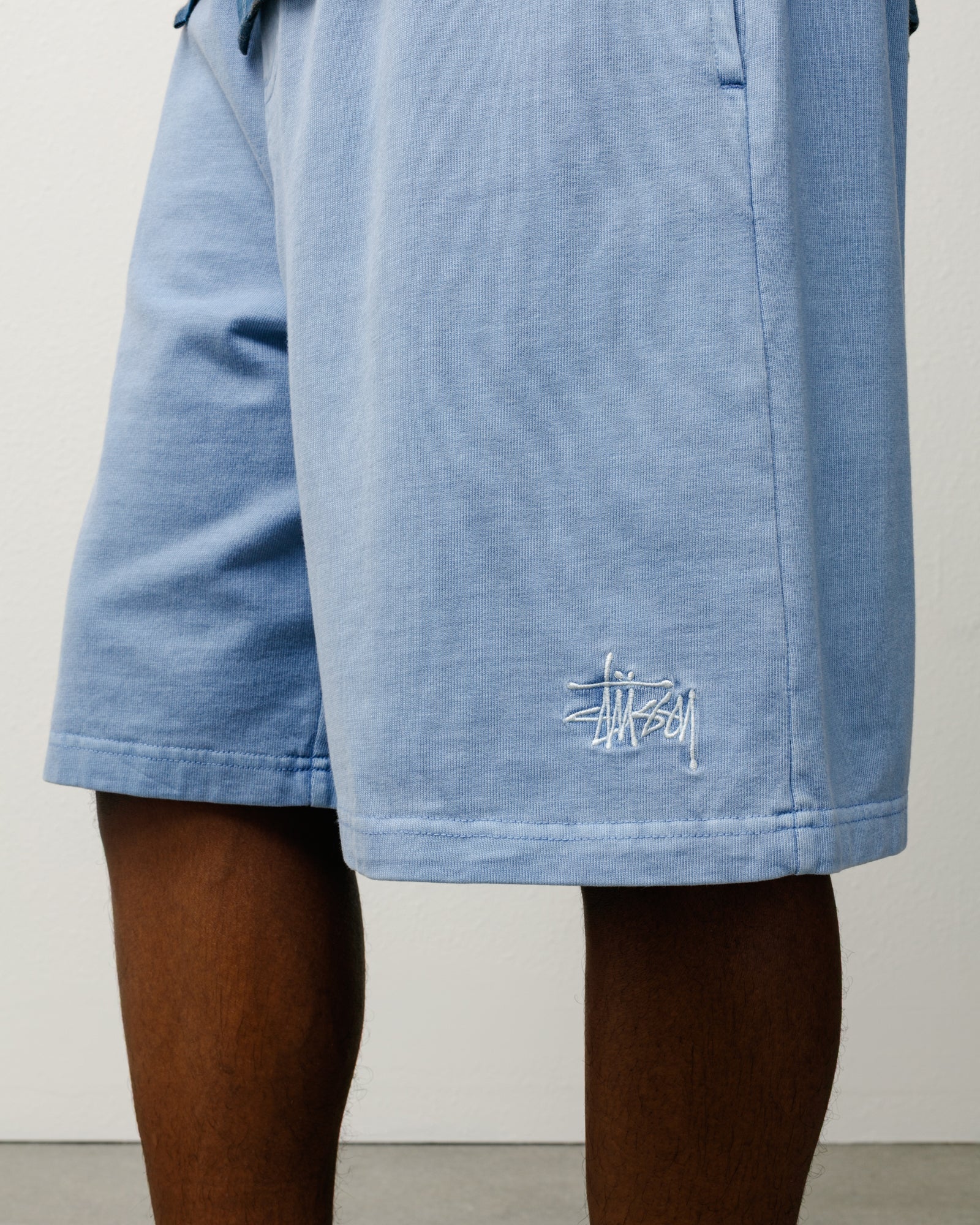 Stussy Short - Heavy Jersey - Blue