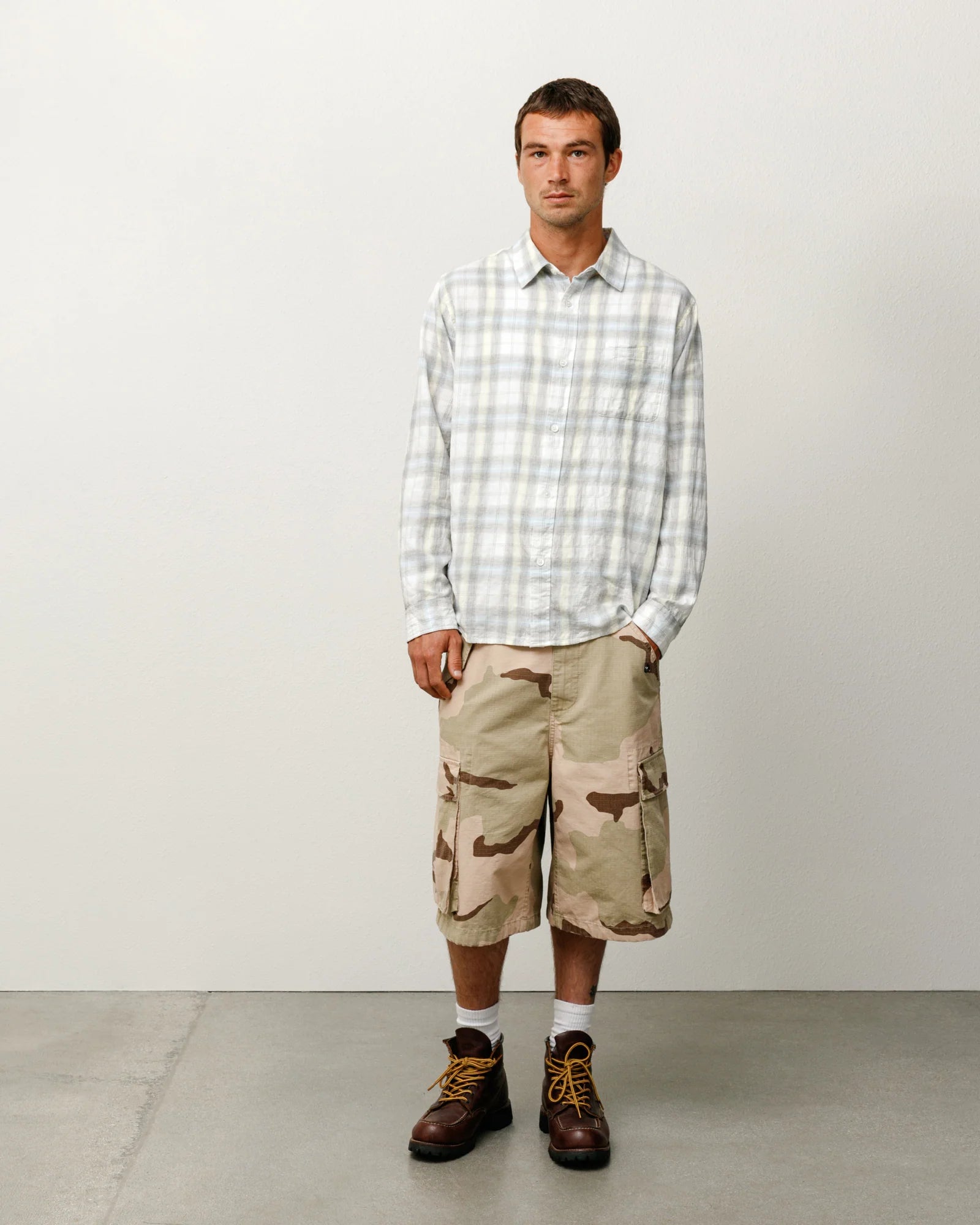 Stussy Short - Cargo Ripstop - Sand Camo