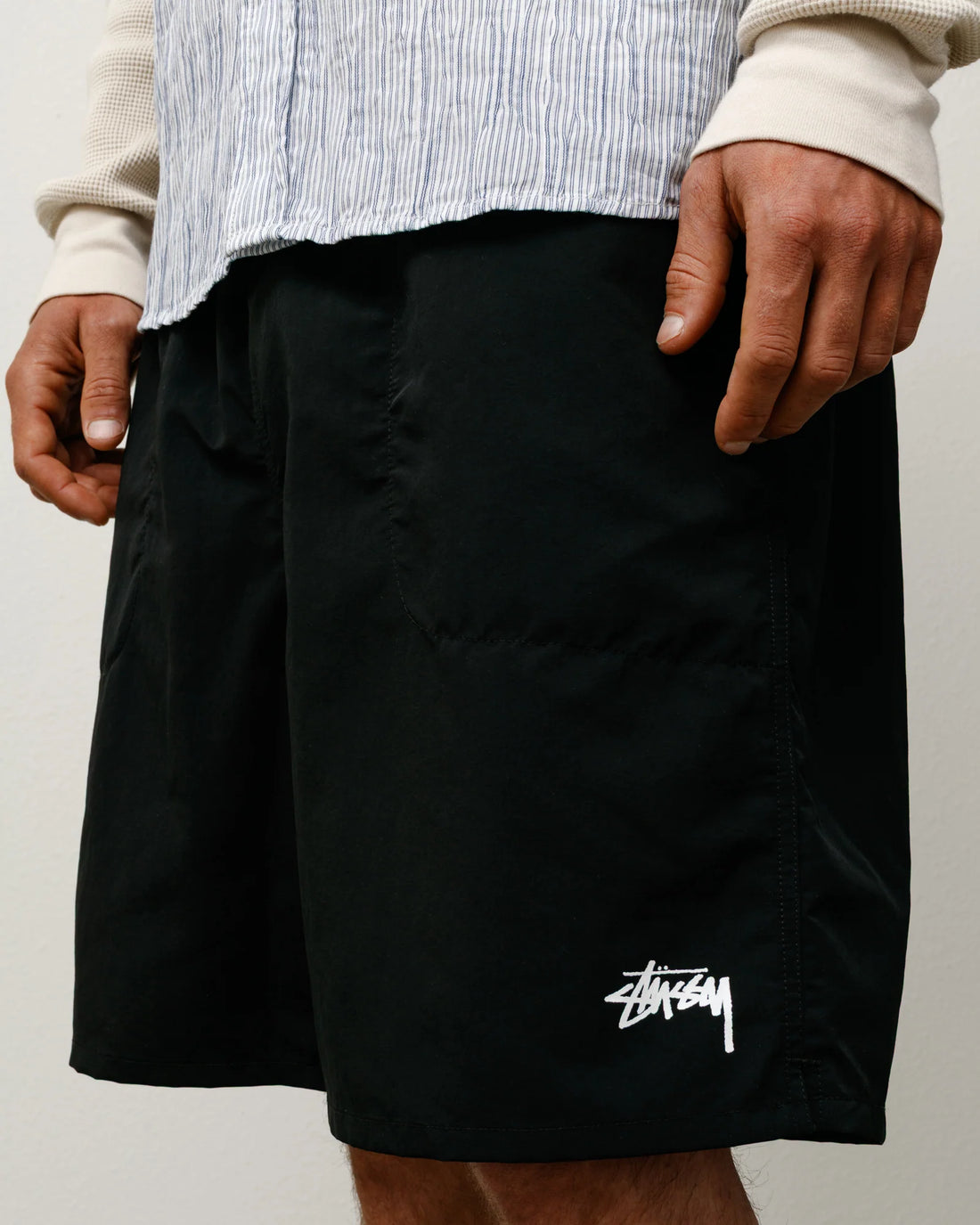 Stussy Shorts - Stock Water Shorts - Black