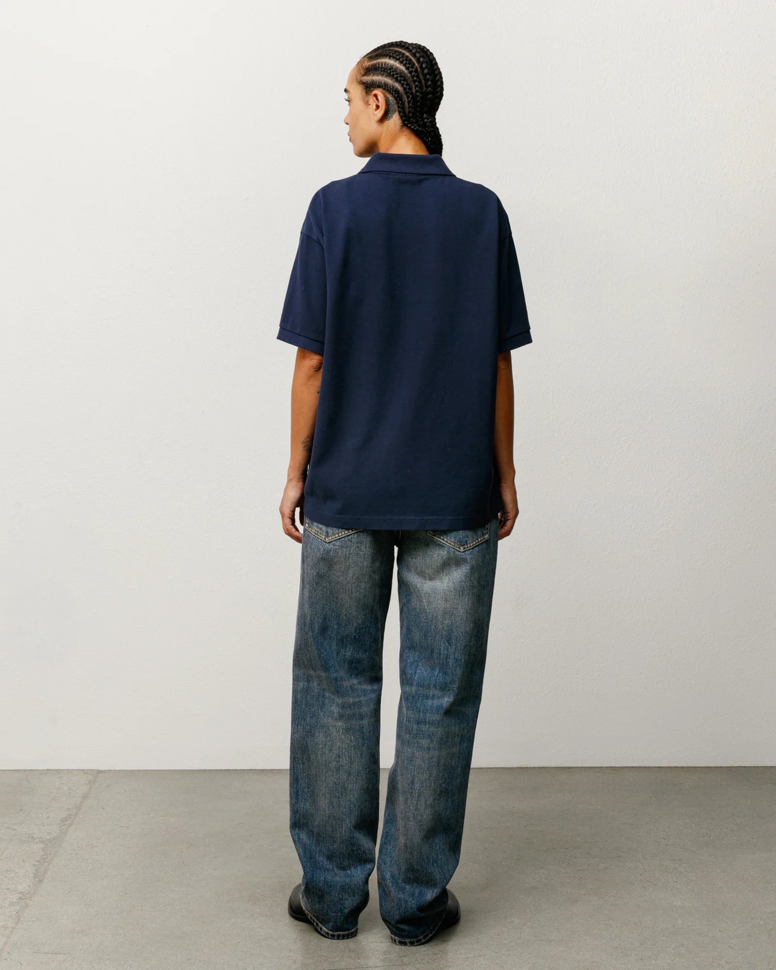 Stussy Polo - Classique Pique - Navy
