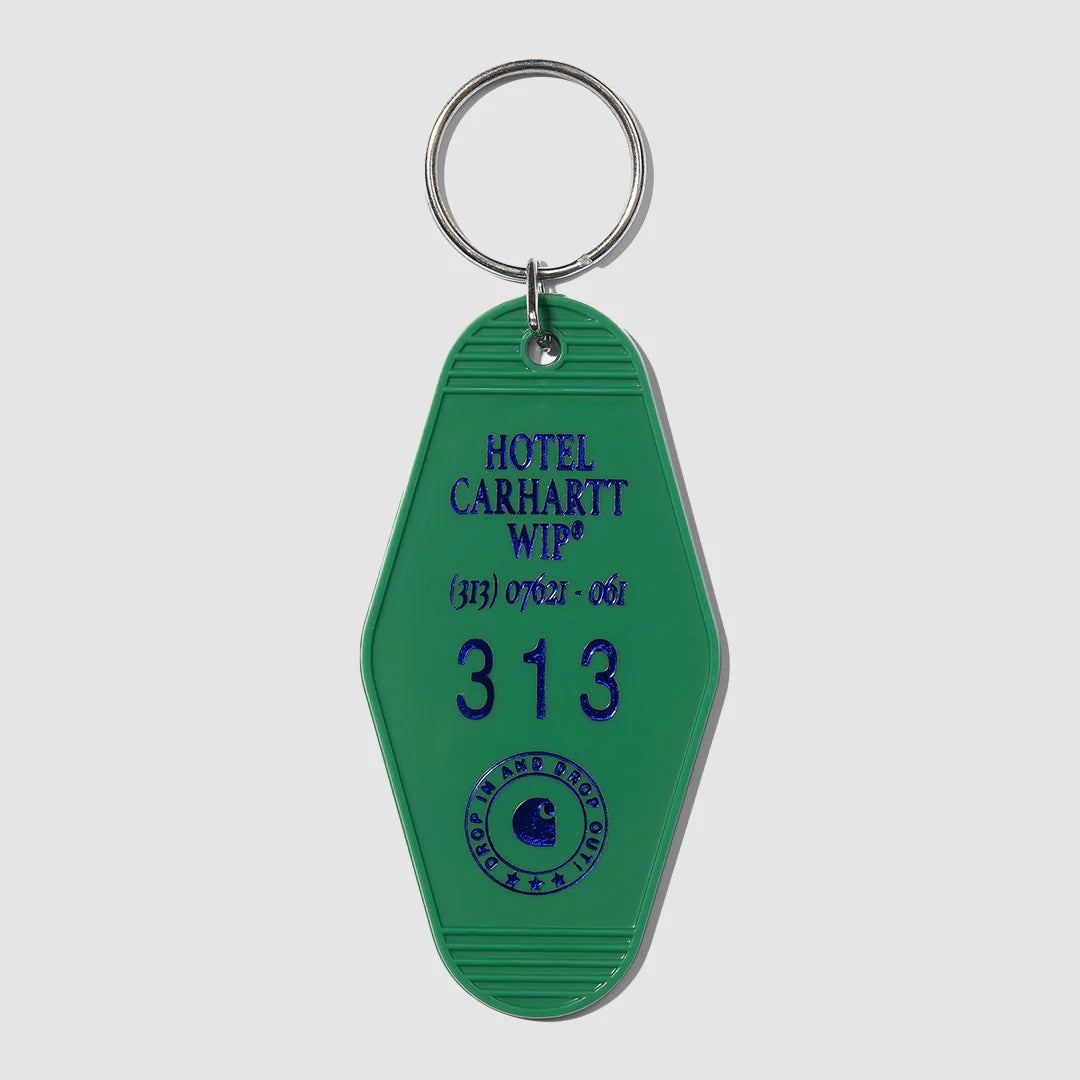Carhartt WIP Keychain - Hotel Keys - Aspen Green / Aura