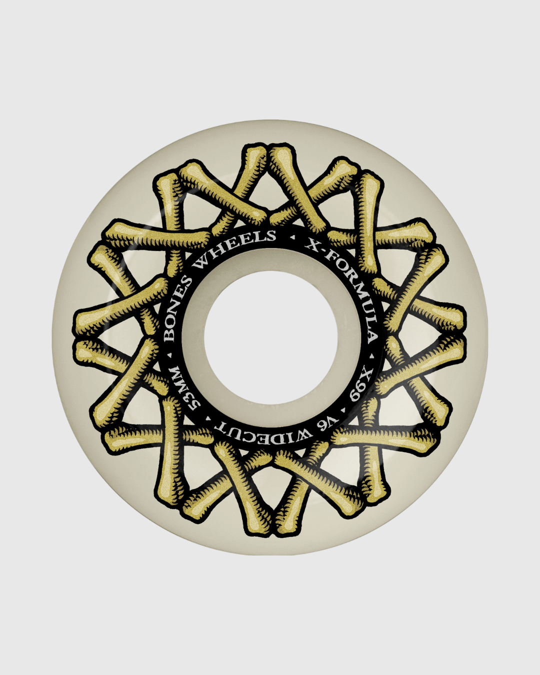 Bones Wheels - XF V6 Widecuts - Cross - 53mm - X99