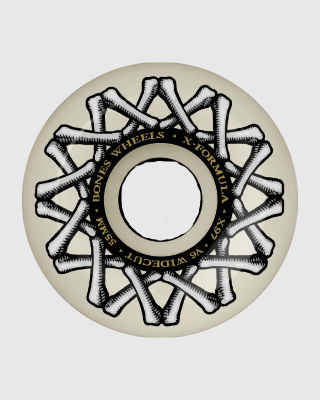 Bones Wheels - XF V6 Widecuts Cross - 55mm - X97