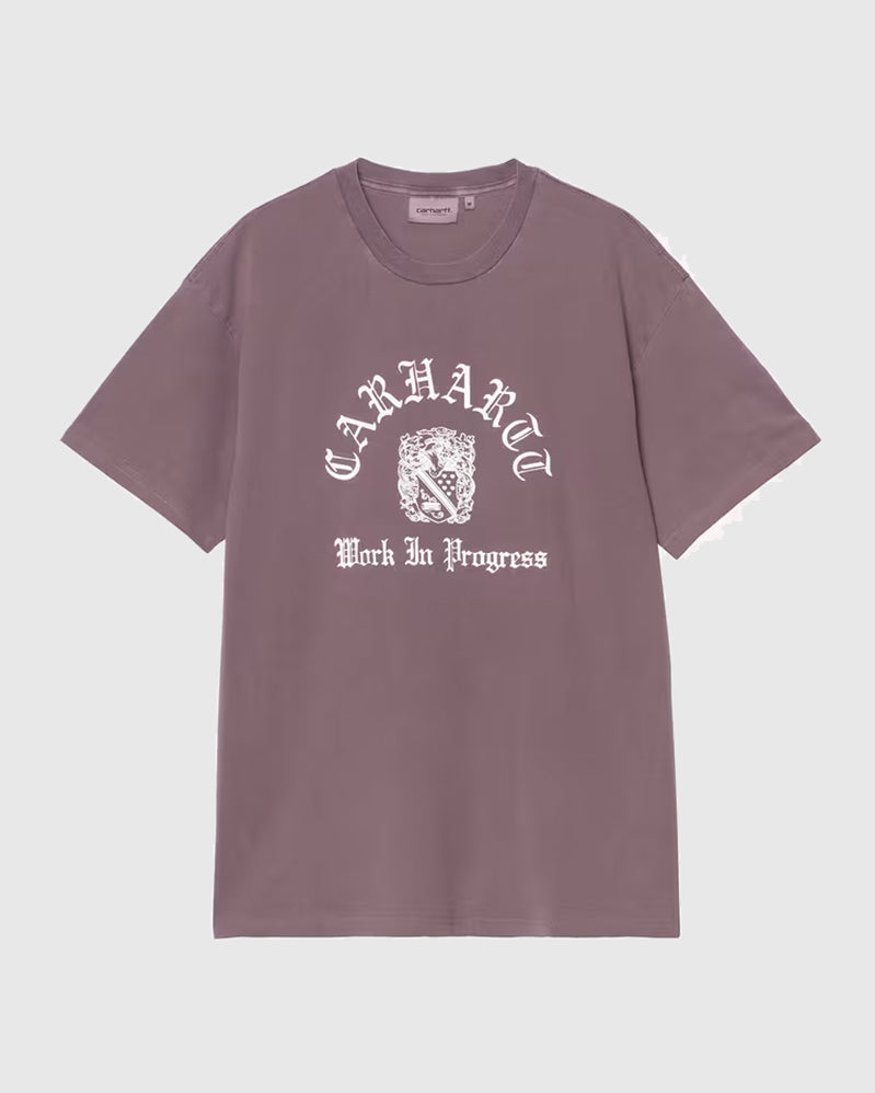 Carhartt WIP Tee - Coat Of Arms - Purple