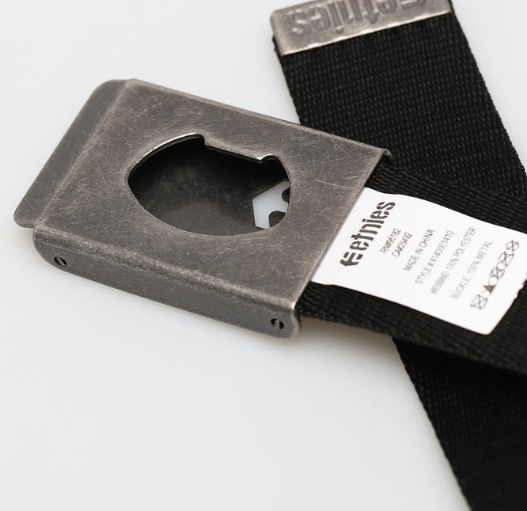 Etnies Belt - Arrow Logo - Black