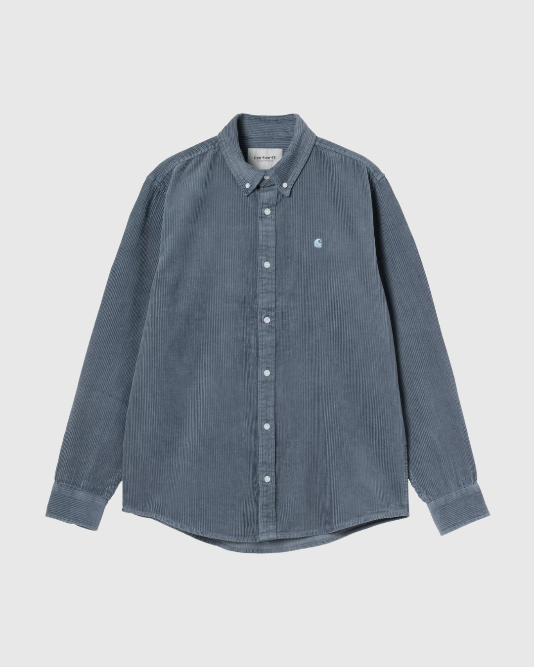 Carhartt WIP Chemise - L/S Madison Corduroy - Angelite/Angelite