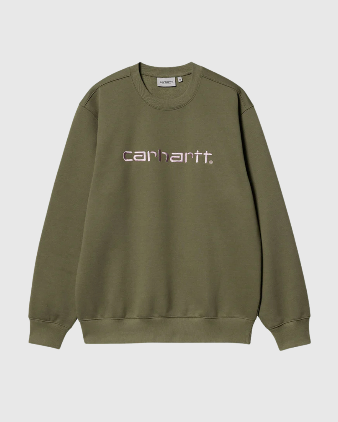 Carhartt WIP Crew Sweatshirt - Dundee / Glassy Pink