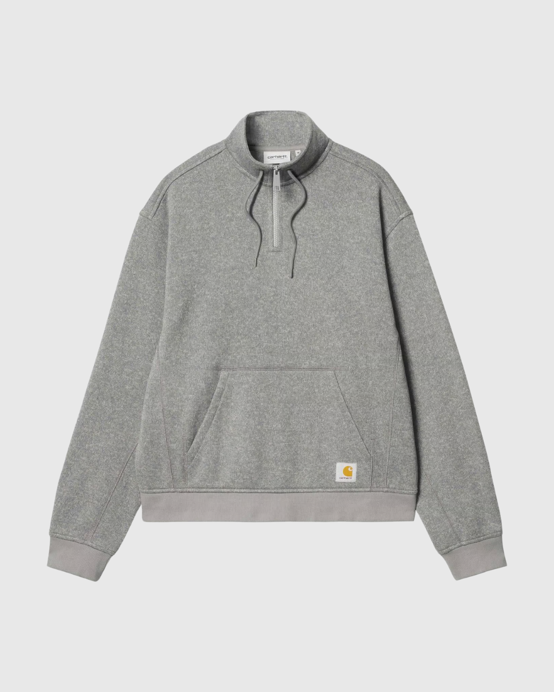 Carhartt WIP Half Zip - Luther - Misty Grey Heather