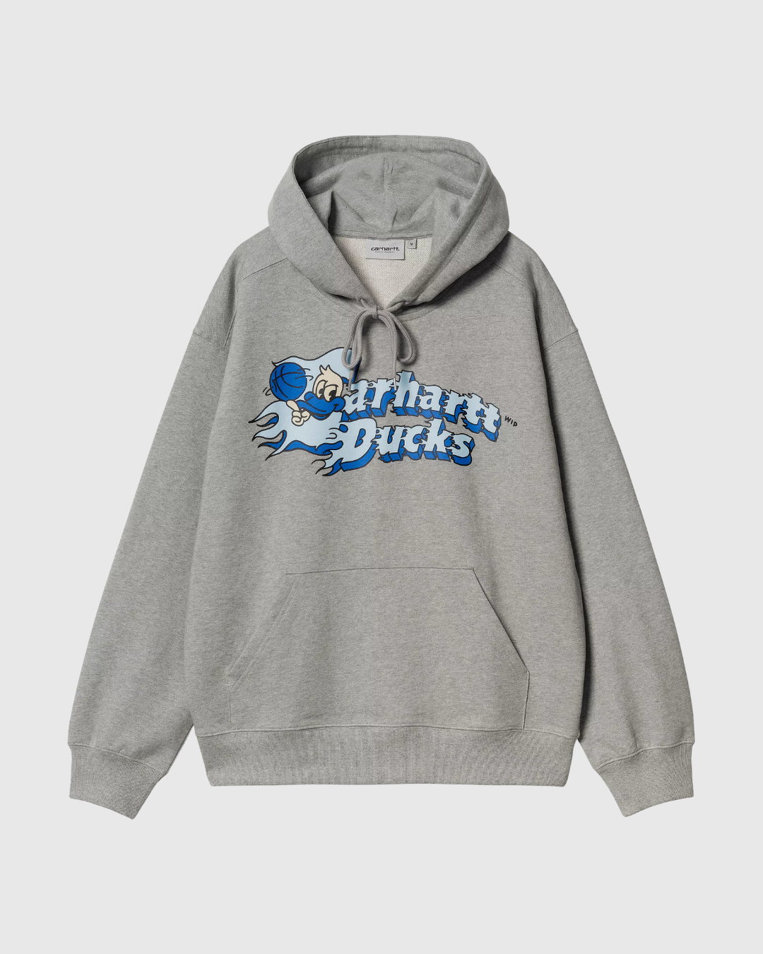 Carhartt WIP Hoodie - Flaming Ducks - Grey Heather