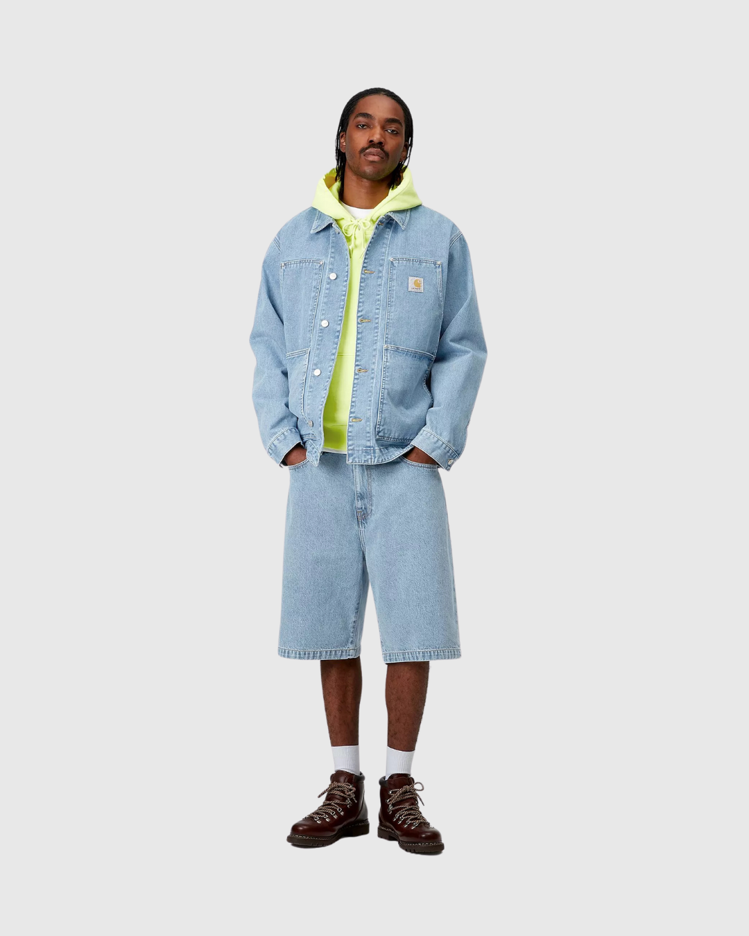 Carhartt WIP Short - Landon - Blue Bleached