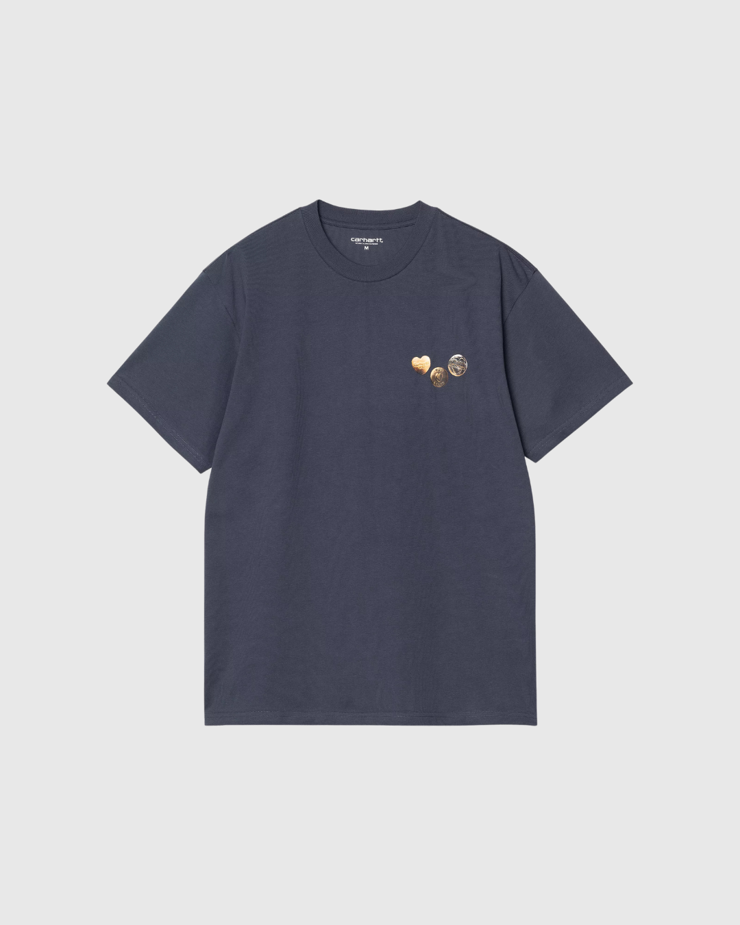 Carhartt WIP Tee - Button - Blue