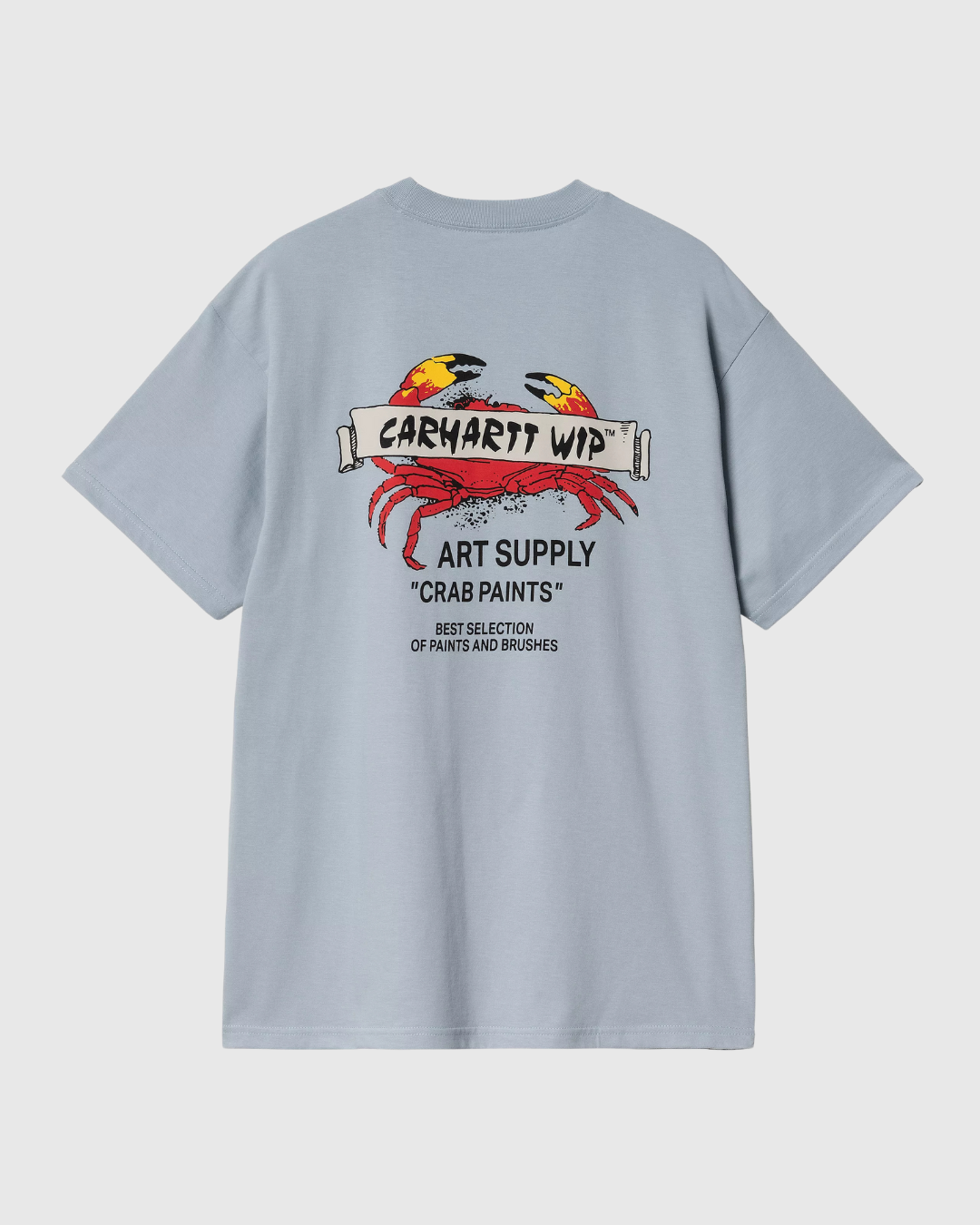 Carhartt WIP Tee - Crab Paint - Frosted Blue