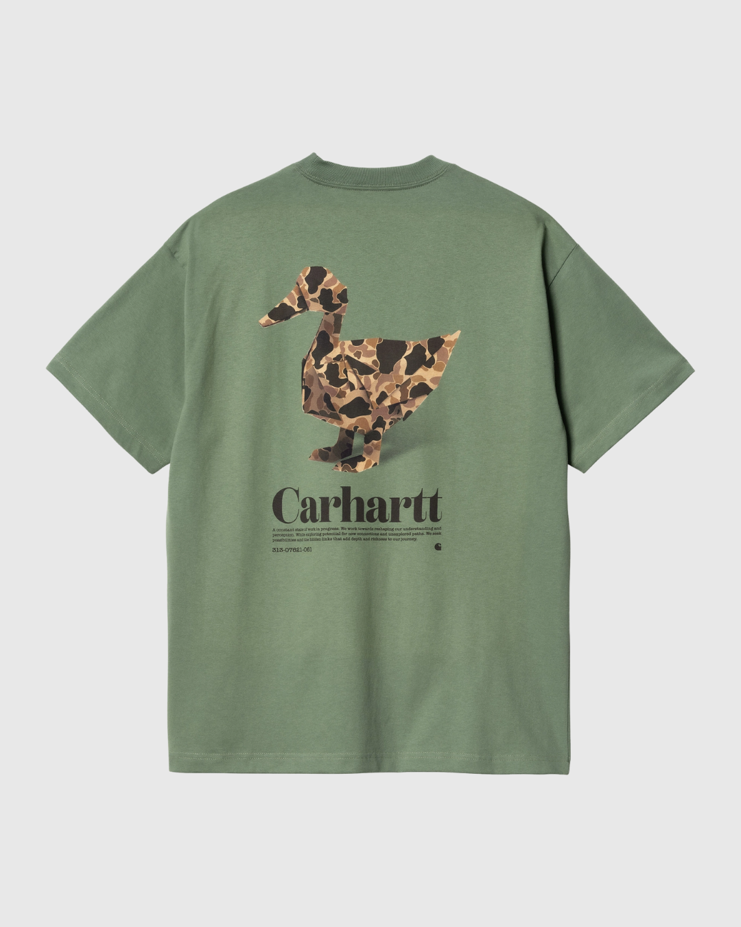 Carhartt WIP Tee - Fold Duck - Duck Green