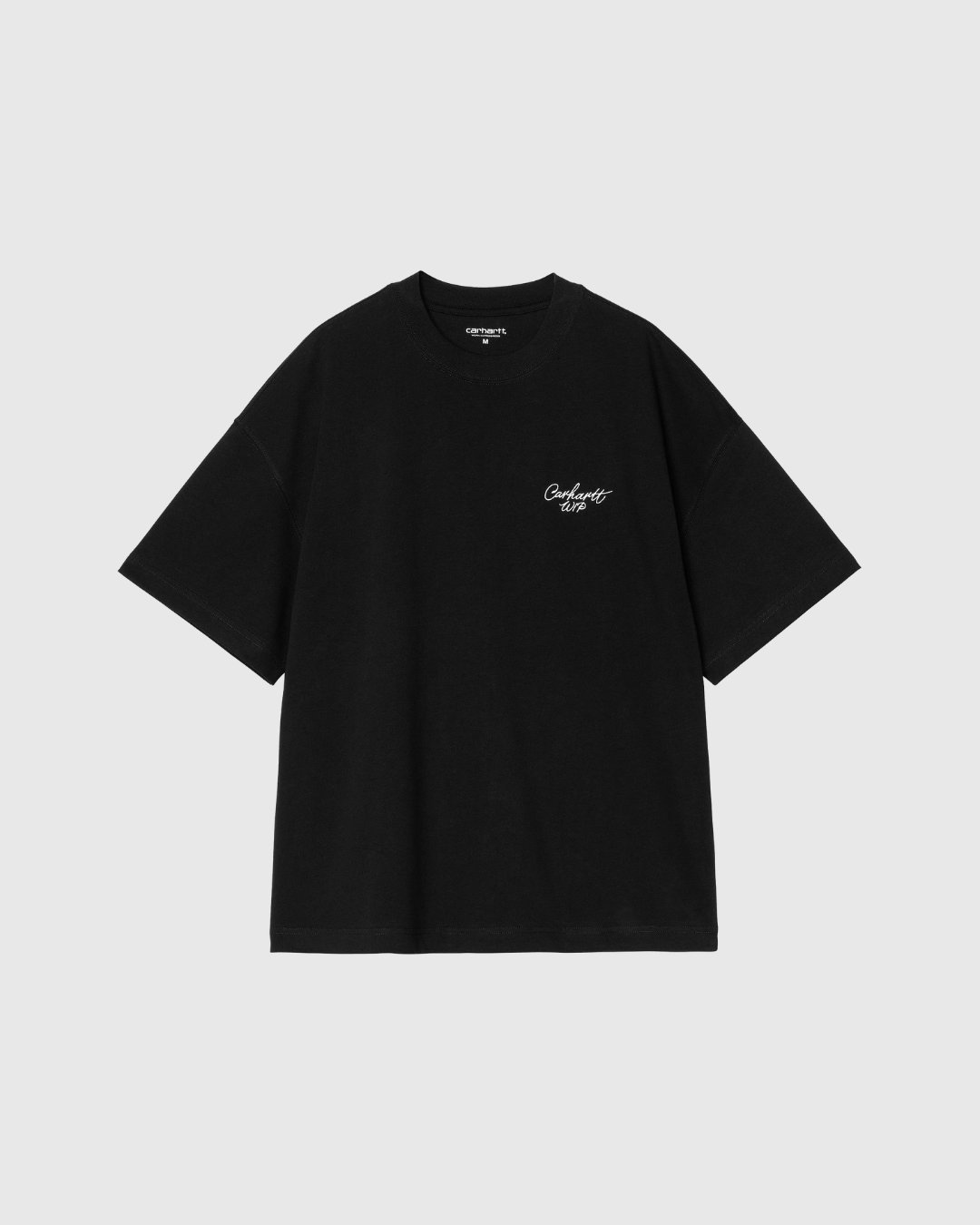 Carhartt WIP Tee - Signature Script - Black / White