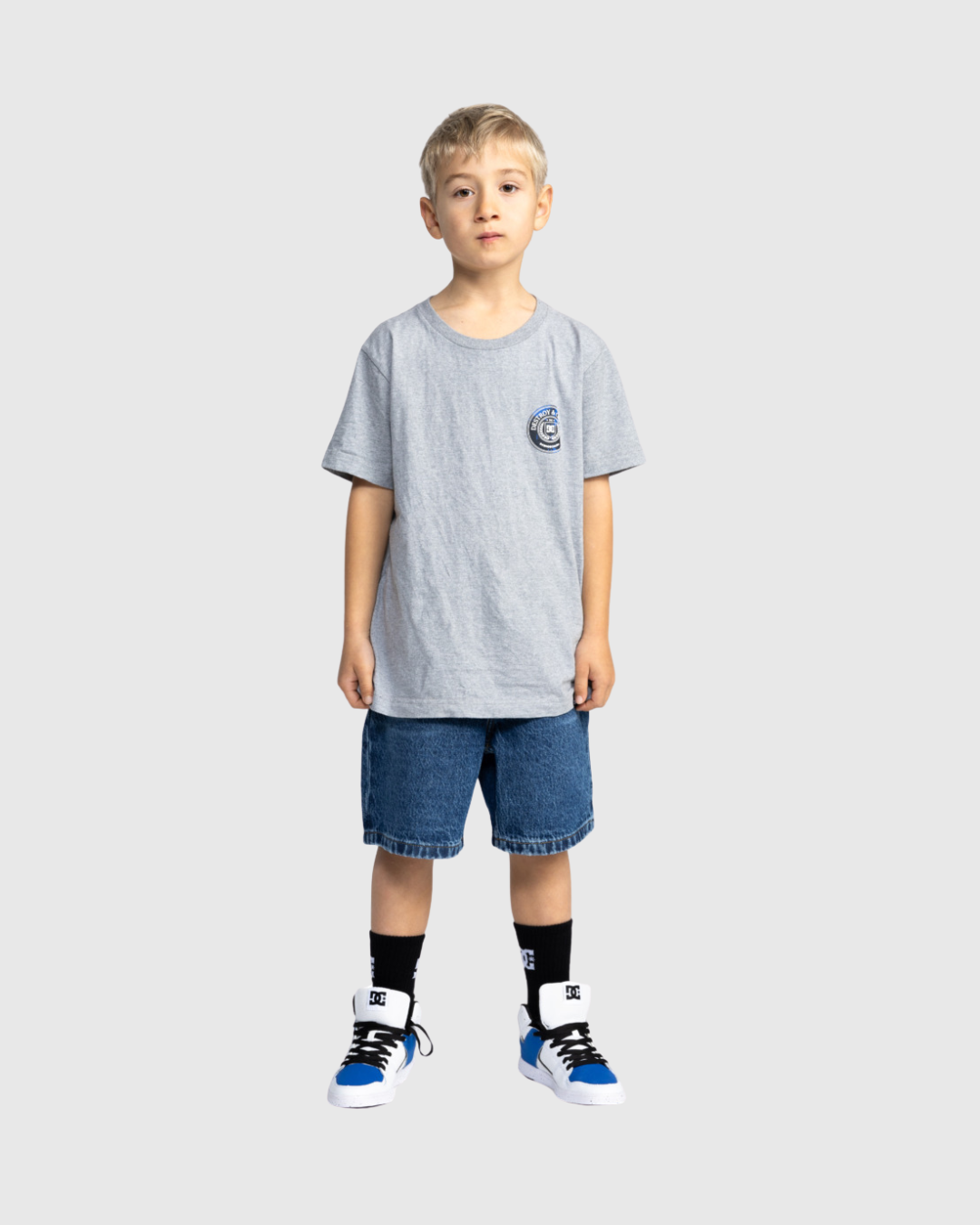 DC Youth Shorts - Worker Denim - Blue Rinsed