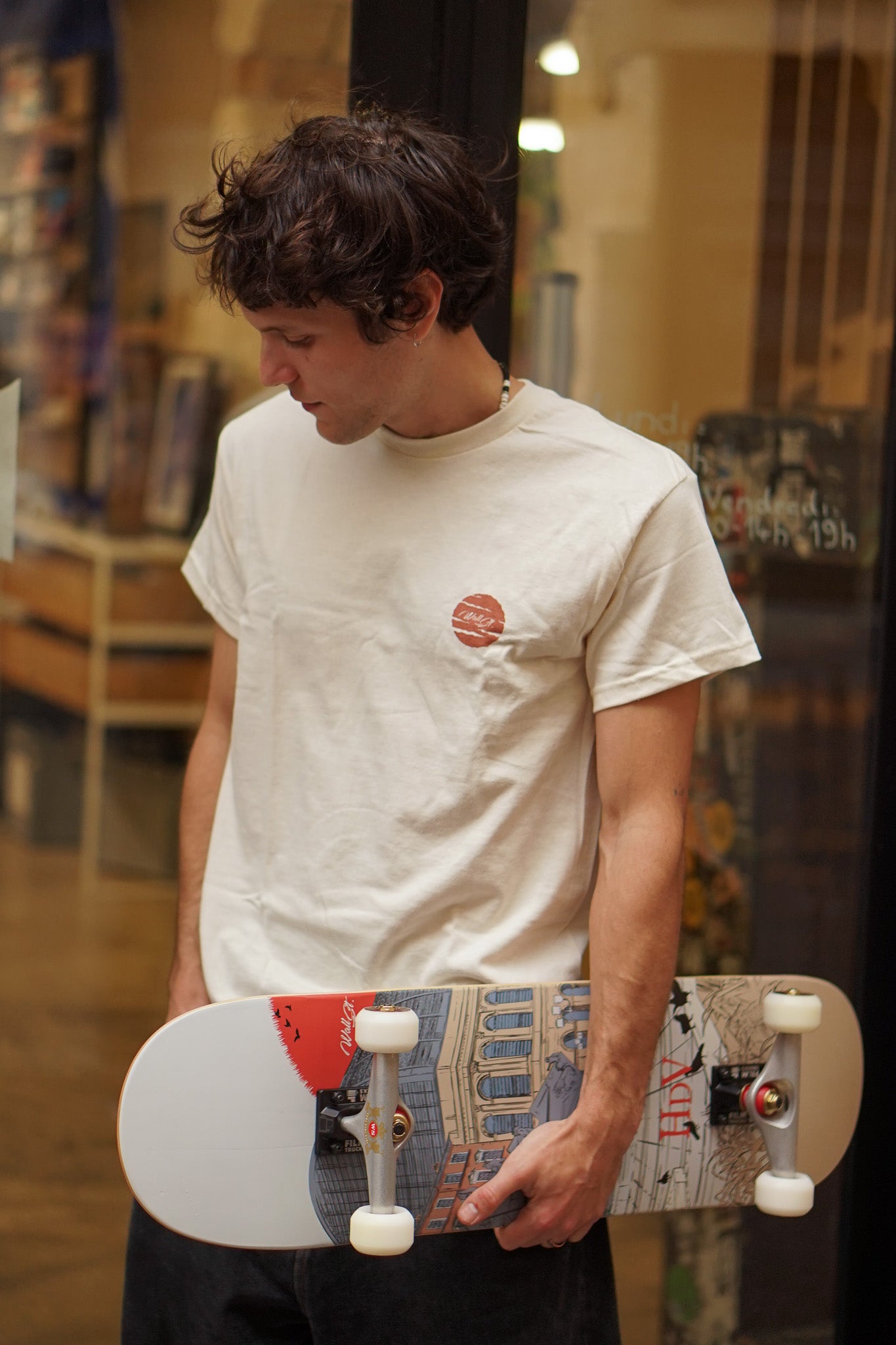 Wallstreet Tee - HDV - Cream White