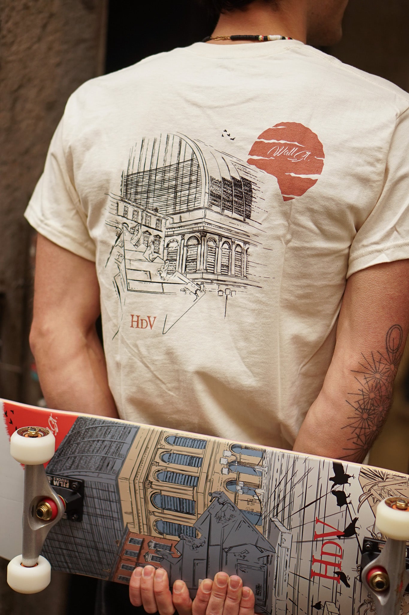 Wallstreet Tee - HDV - Cream White