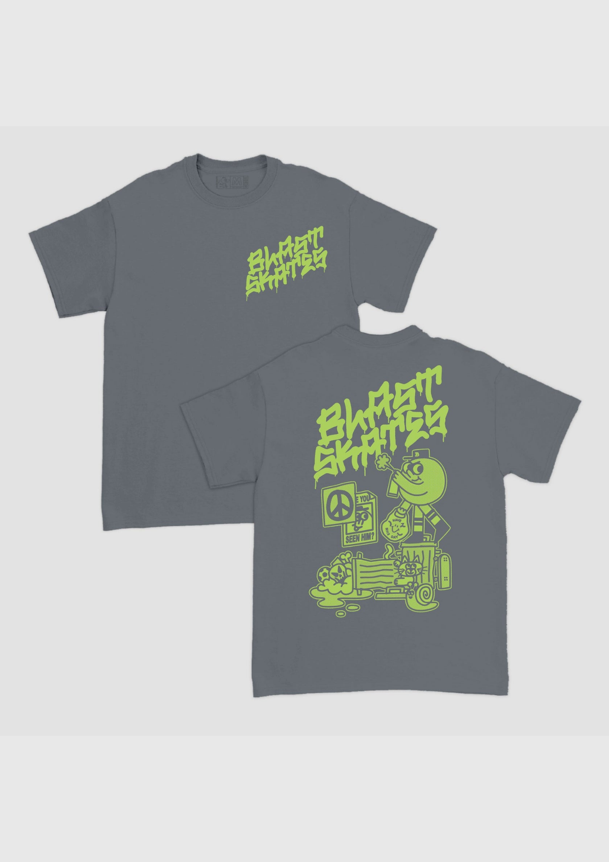 Blast Tee - Trash Tagger - Grey