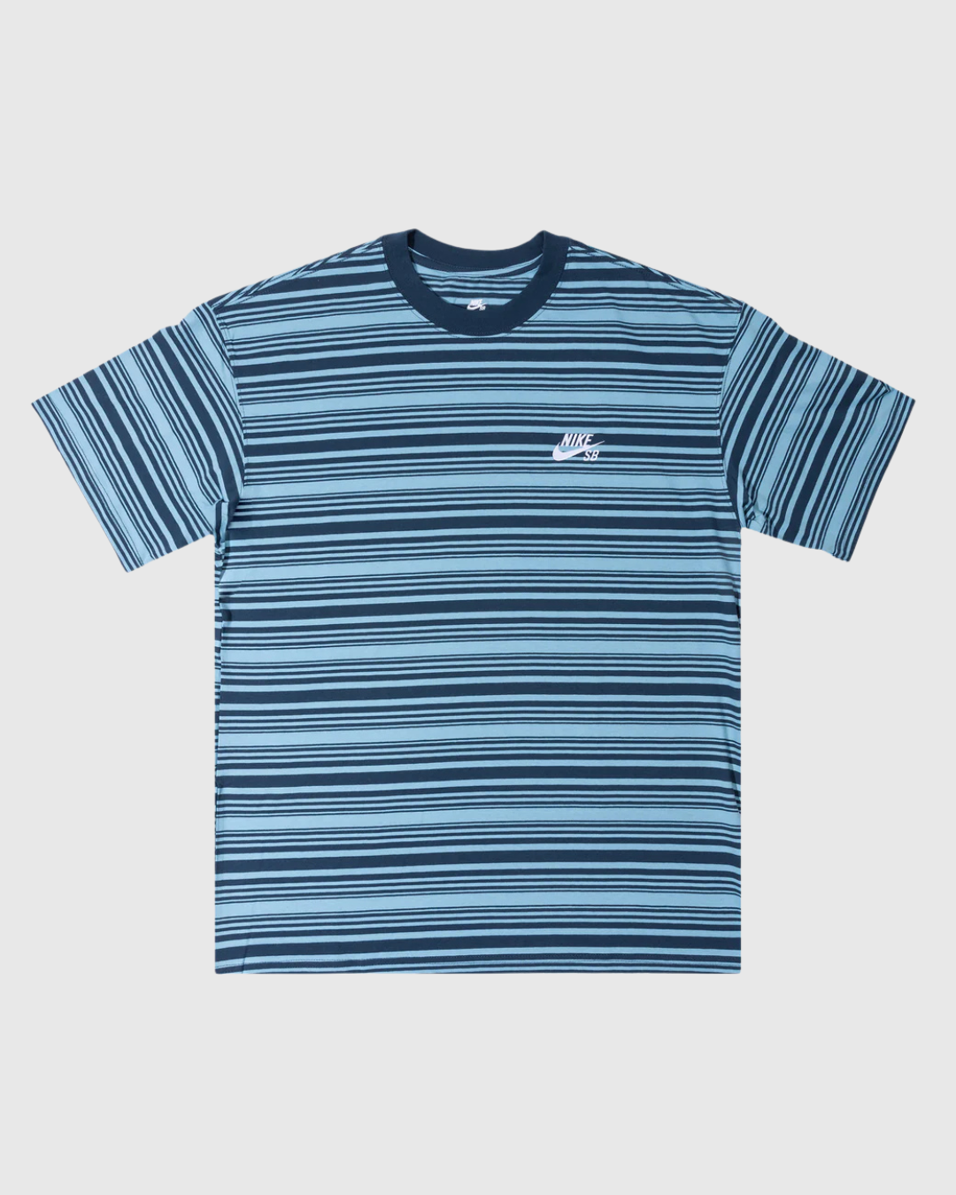 Nike SB Tee - M90 Stripe - Denim Turquoise