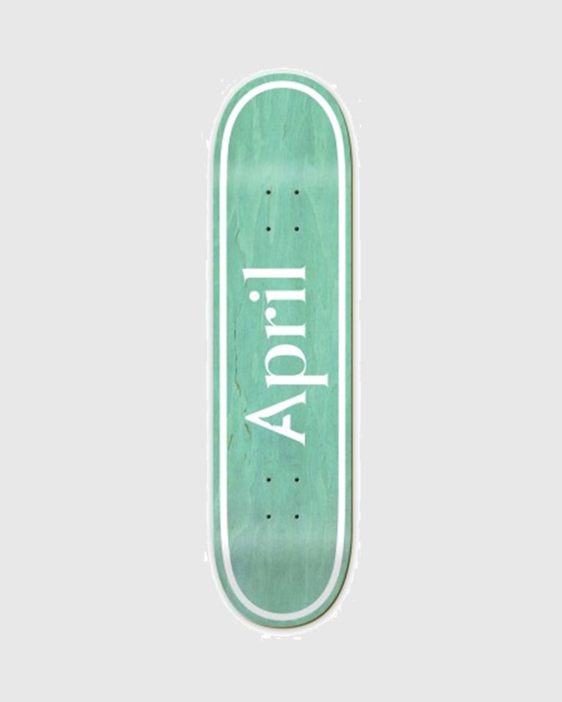 April - OG Logo Invert Mint - 7.8"