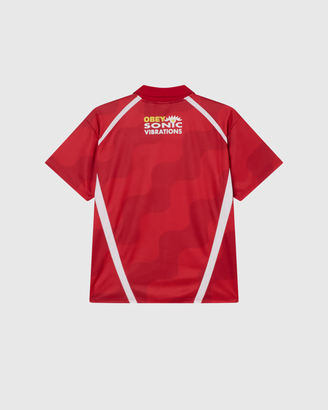 Obey Jersey - Soccer Jersey - Red Multi