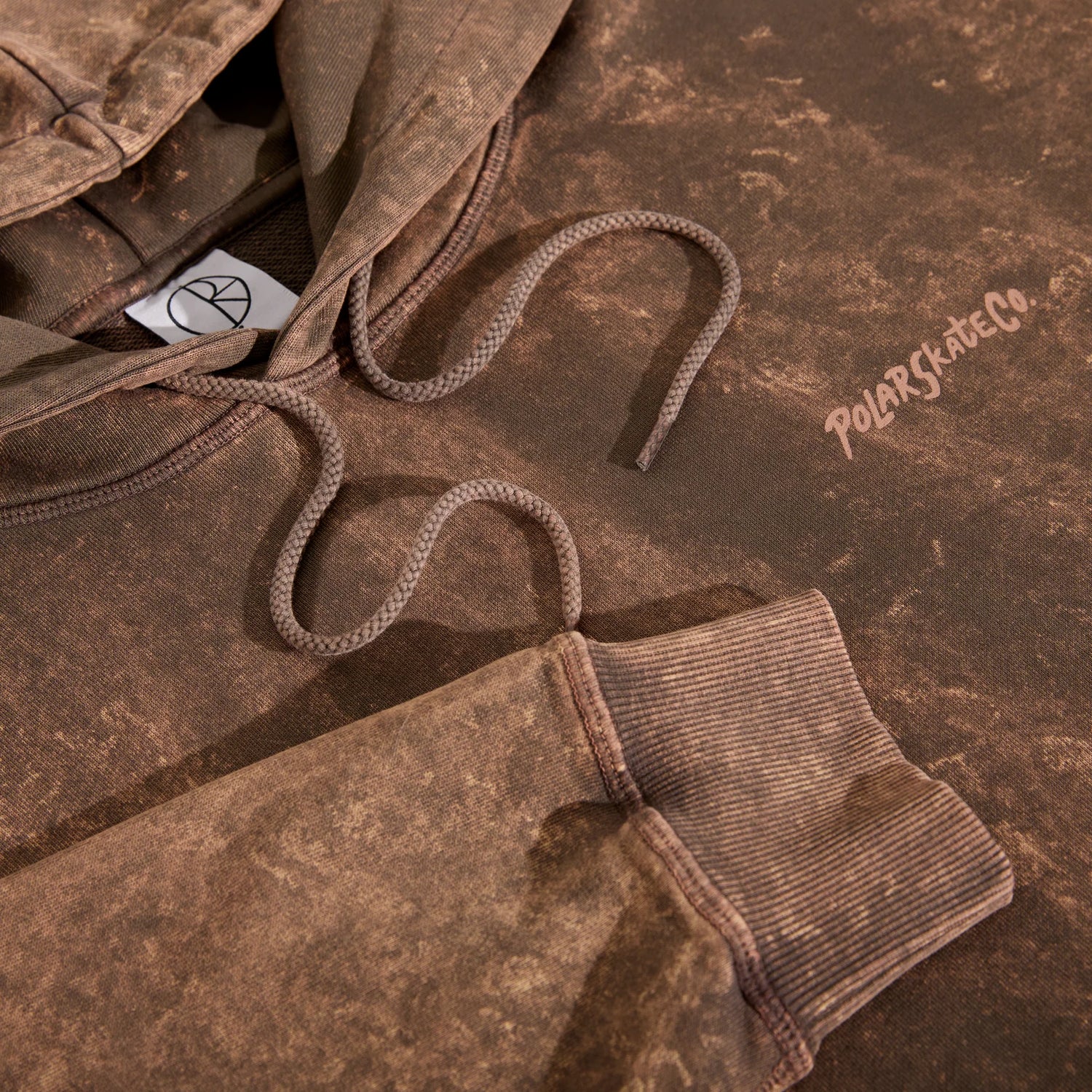 Polar Hoodie - Acid Frank Surf Logo - Brown