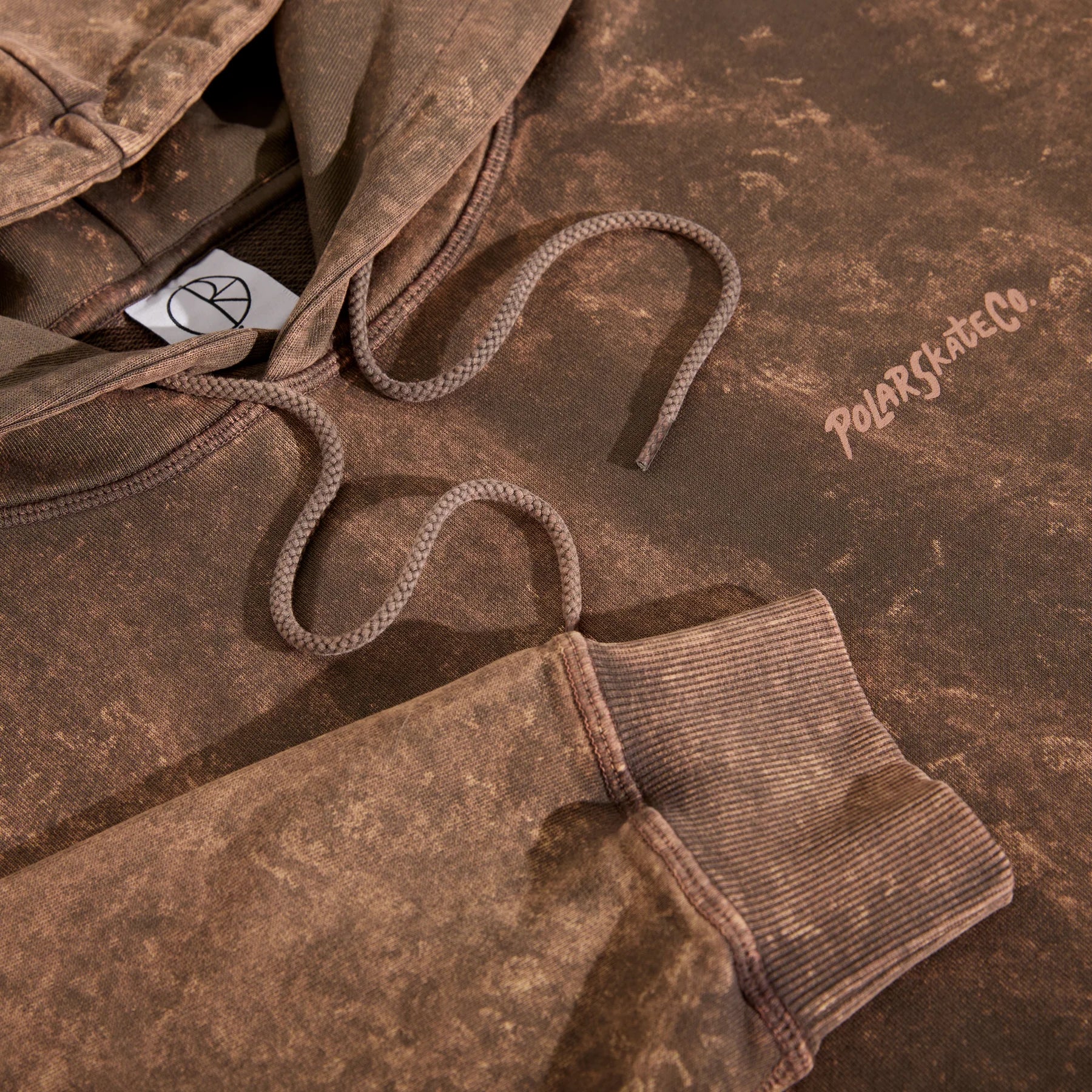 Polar Hoodie - Acid Frank Surf Logo - Brown