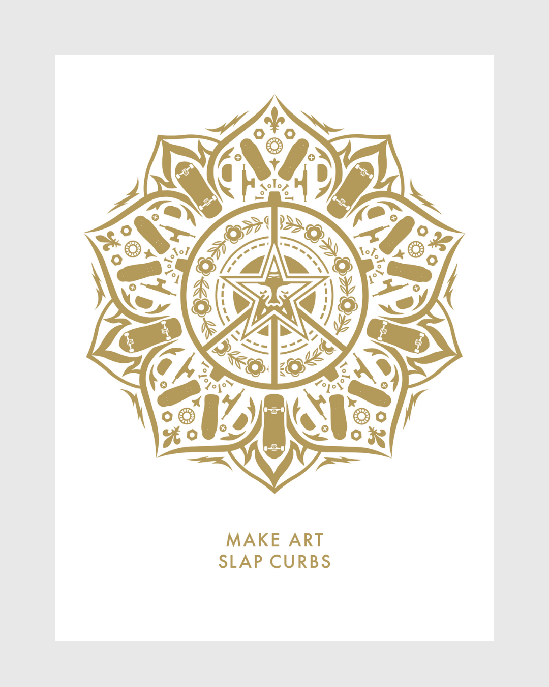 Slappy Challenge 2025 Poster - White