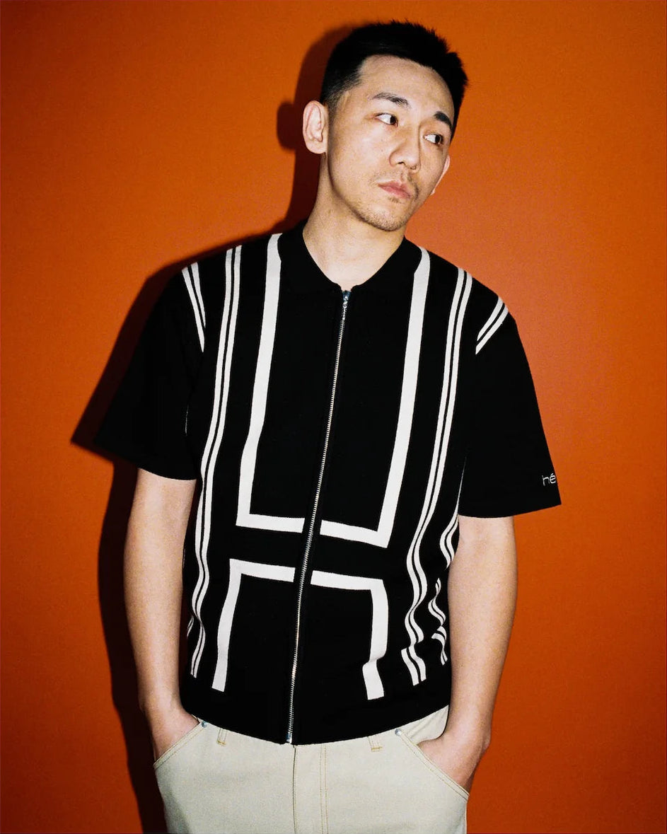 Helas Polo - Aldo Full Zip - Black