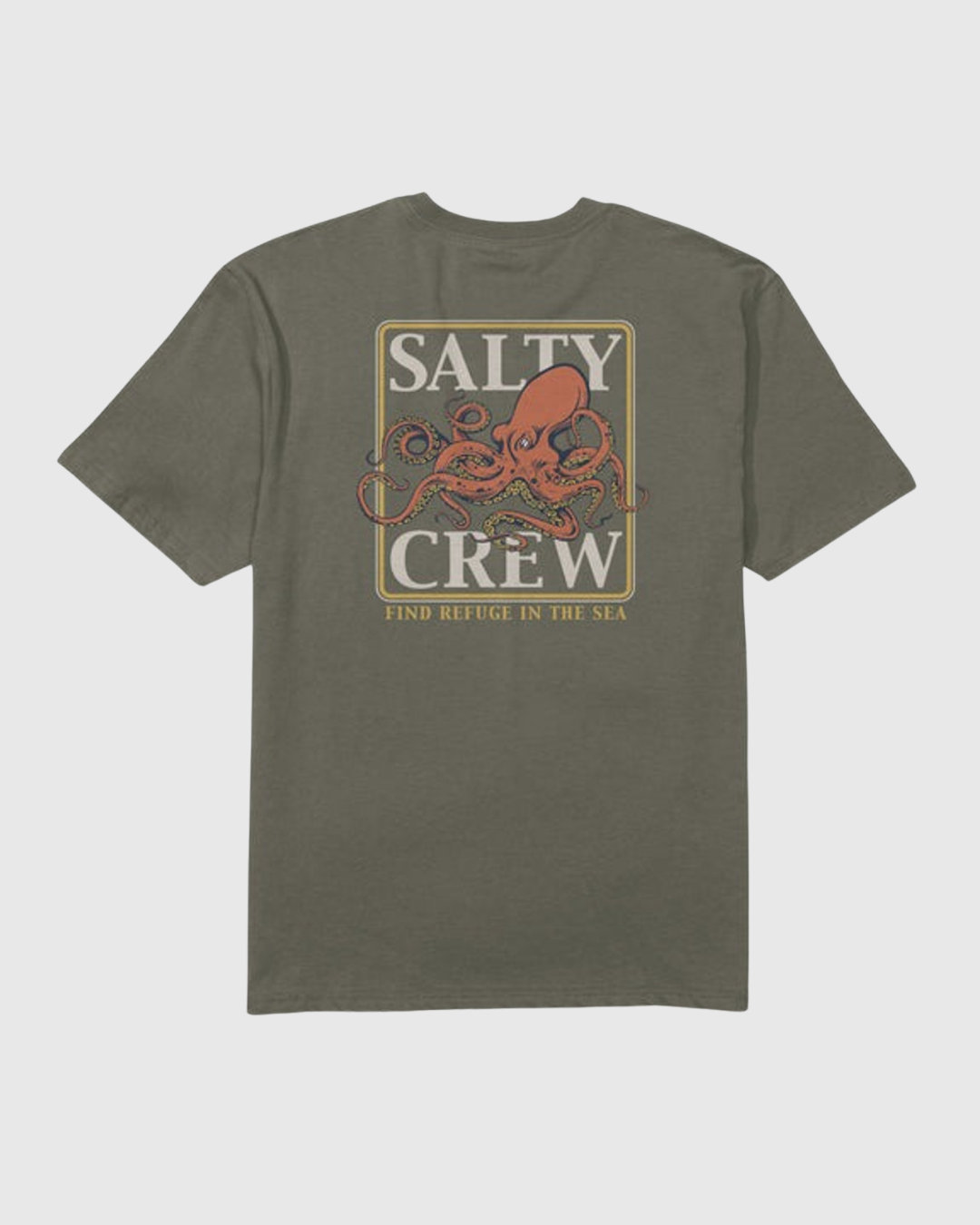 Salty Crew Tee - Ink Slinger Boys - Dusty Olive