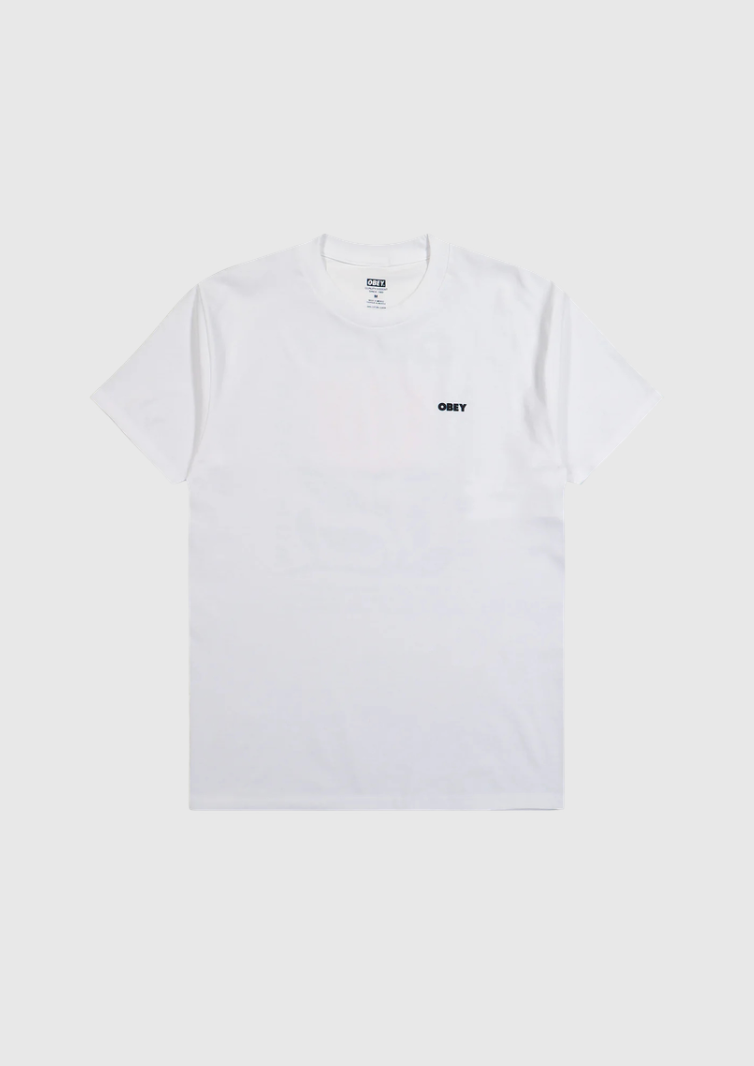 Obey Tee - In Bloom - White