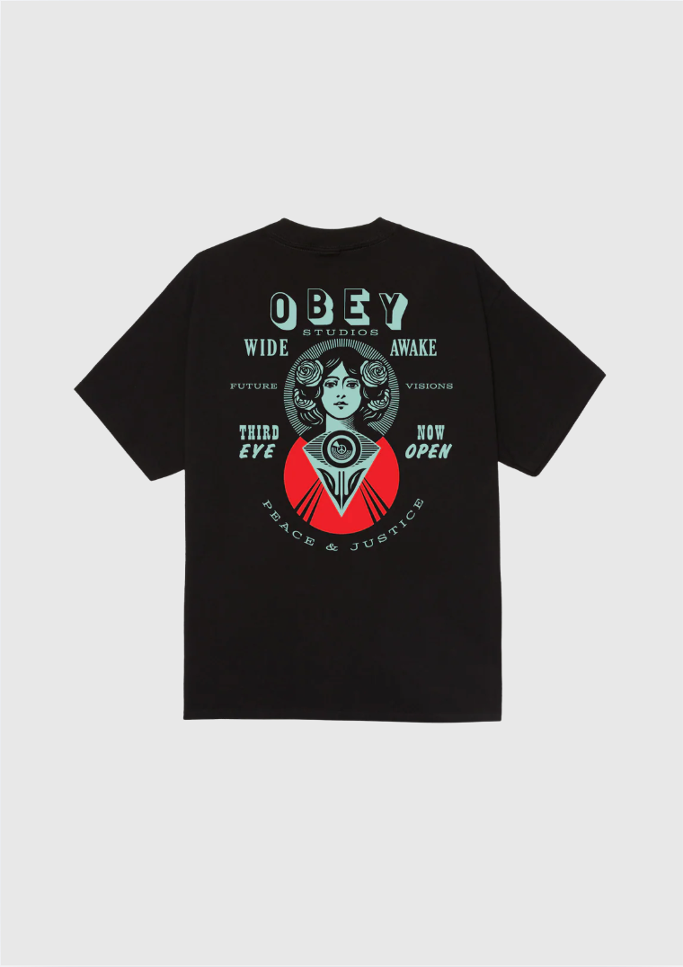 Obey Tee - Make Art Third Eye - Black