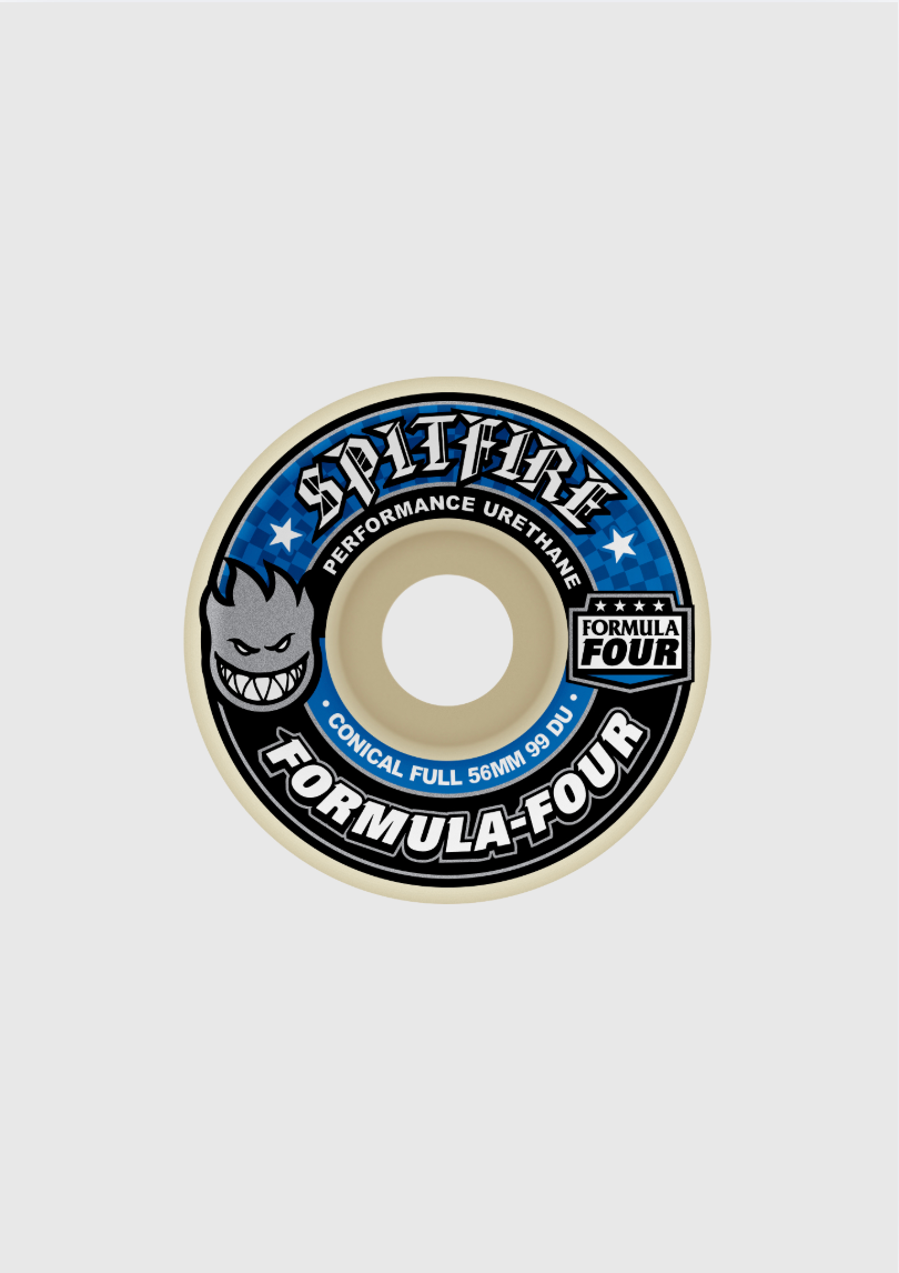 Spitfire Wheels - F4 Conical Full Blue - 54mm - 99D