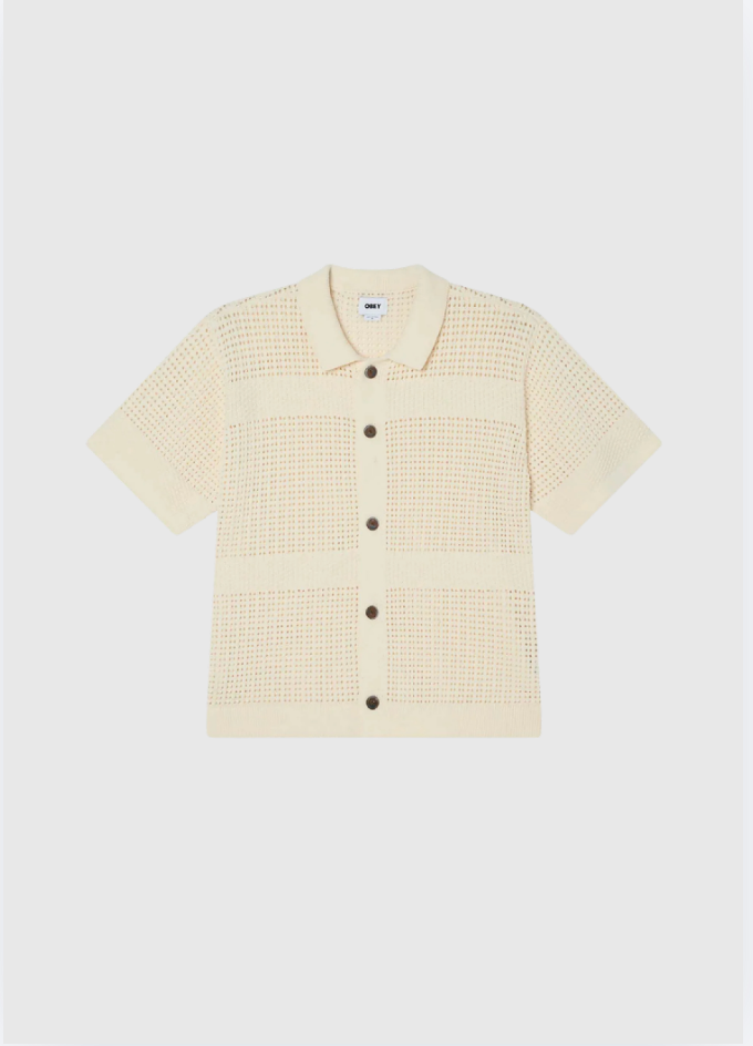 Obey Knit - Preston Sweater Shirt - Natural