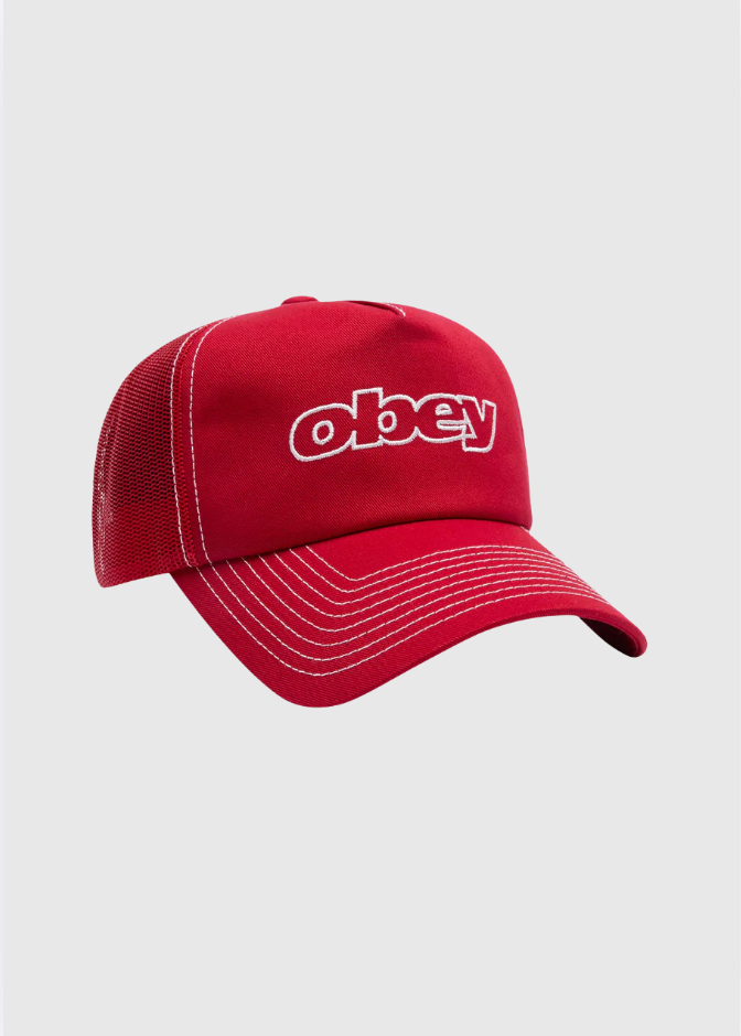 Obey Casquette - Form Trucker - True Red