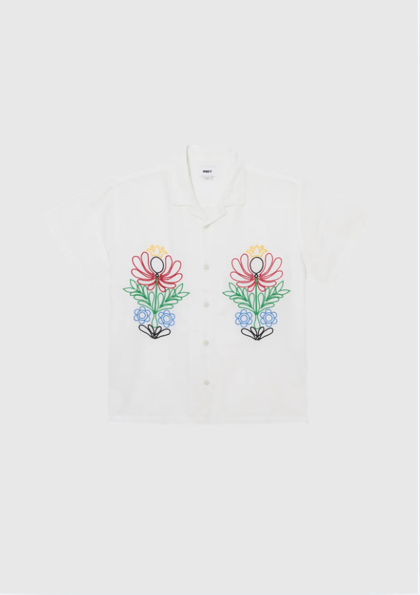 Obey Chemise - Perry Woven - White