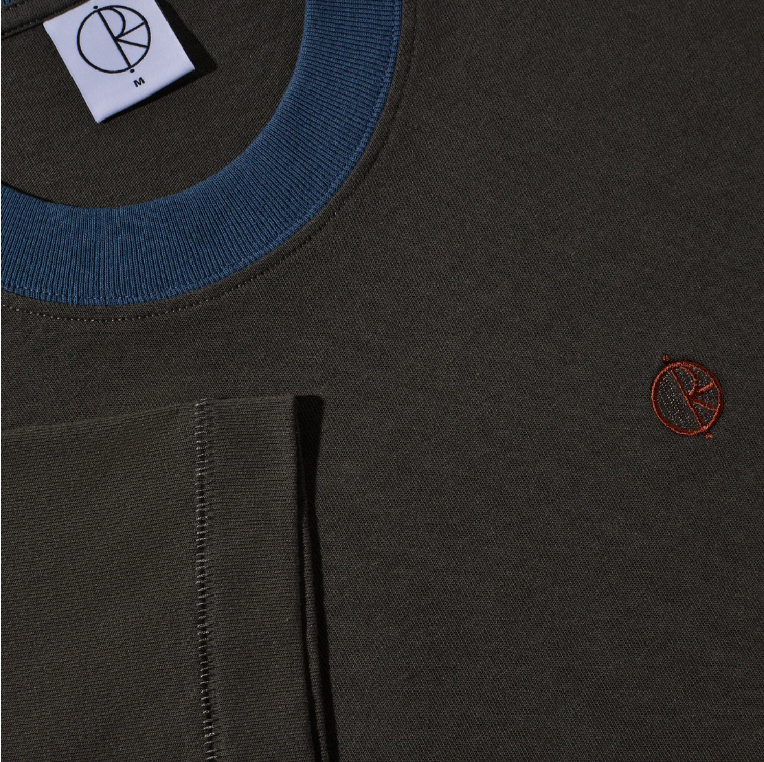 Polar Tee - Surf Panel - Dirty BLack/Grey Blue
