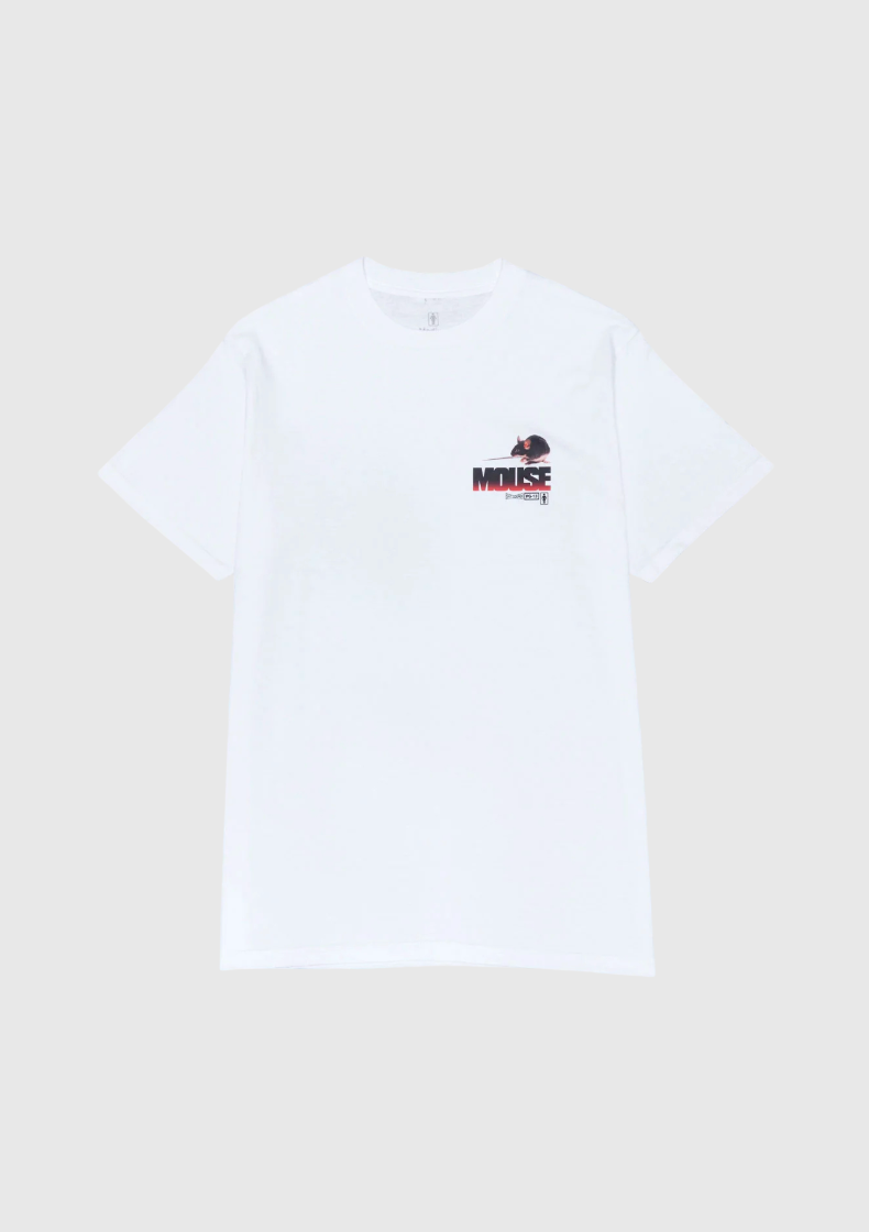 Girl Tee - Box Mouse - White