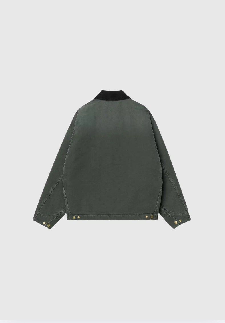 Carhartt WIP Jacket - OG Detroit Canvas - Raven/Black Stone