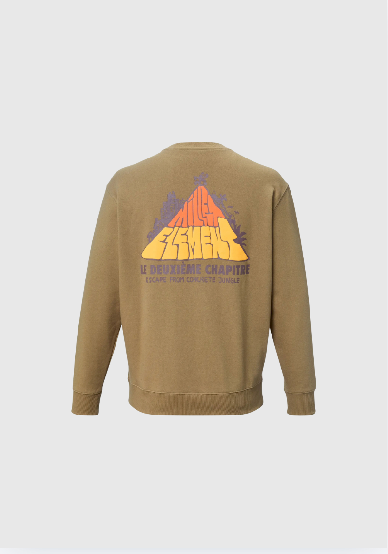 Element x Millet - Crewneck Hit The Top - Biege