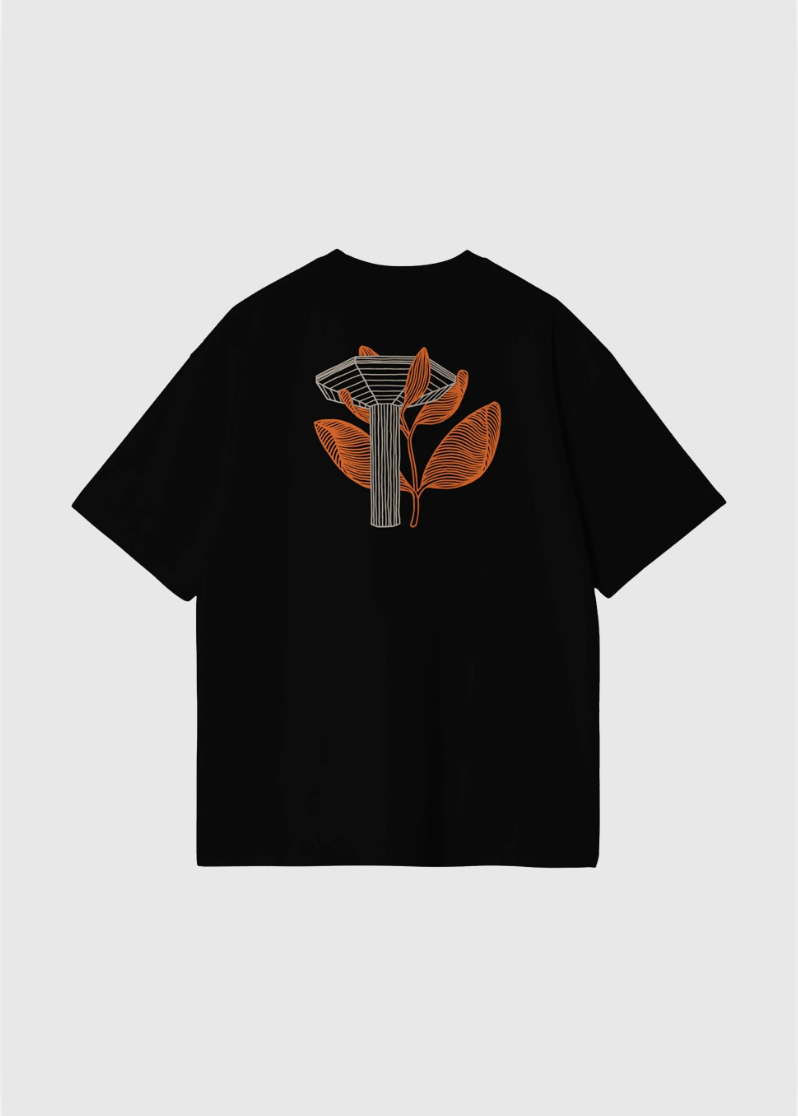 Magenta Tee - Pillar - Black