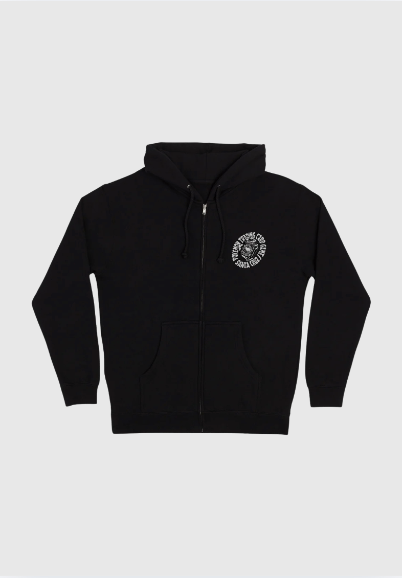 Santa Cruz Sweat Zip - Pokemon TCG Hand - Black