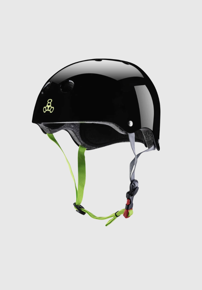 Triple Eight Helmet - Dual Certified - Black/Zest