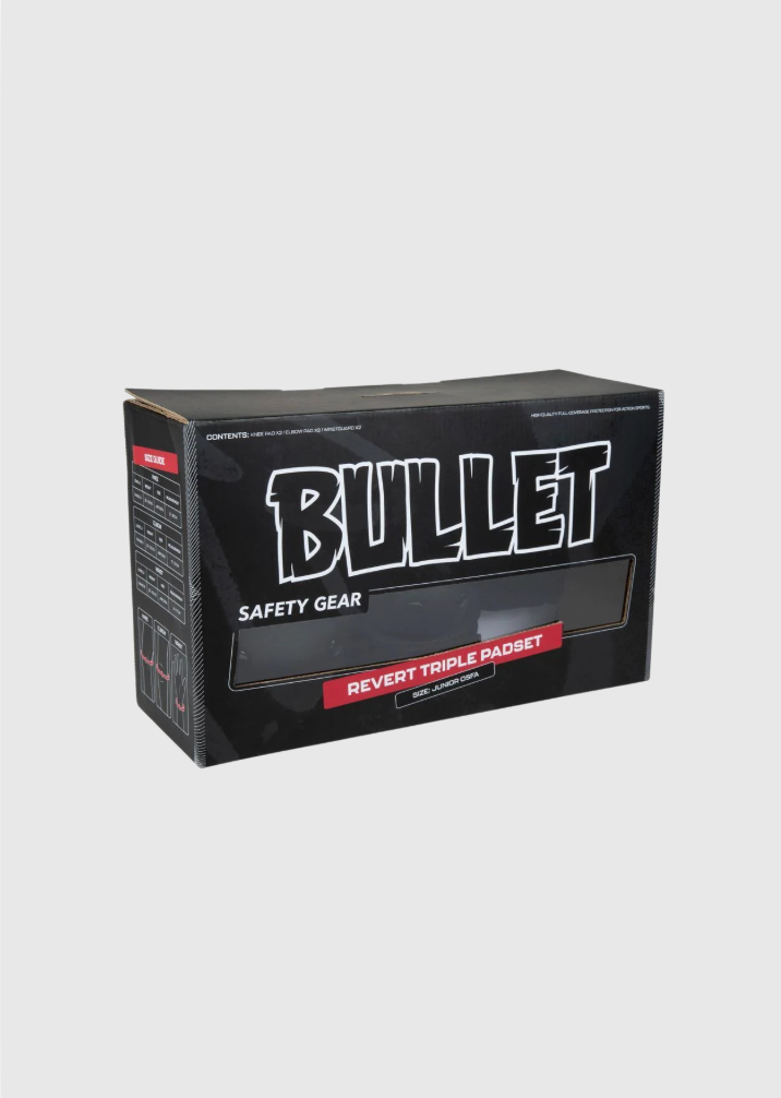Bullet Pads - Triple Padset Revert Combo Junior - Black