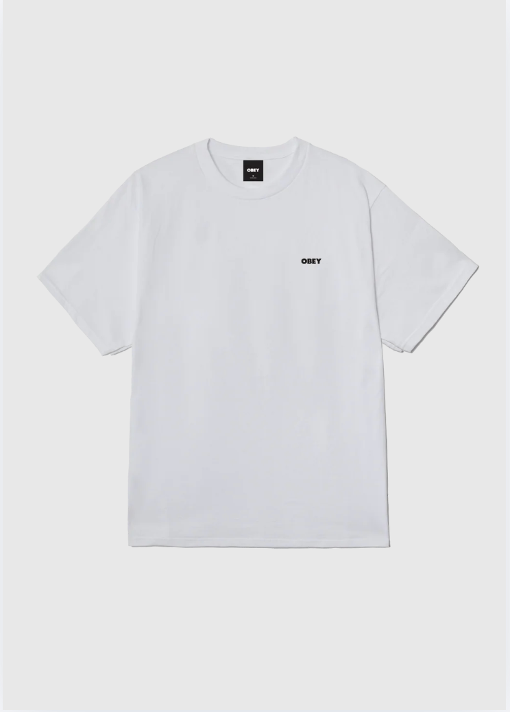 Obey Tee - Pastures - White