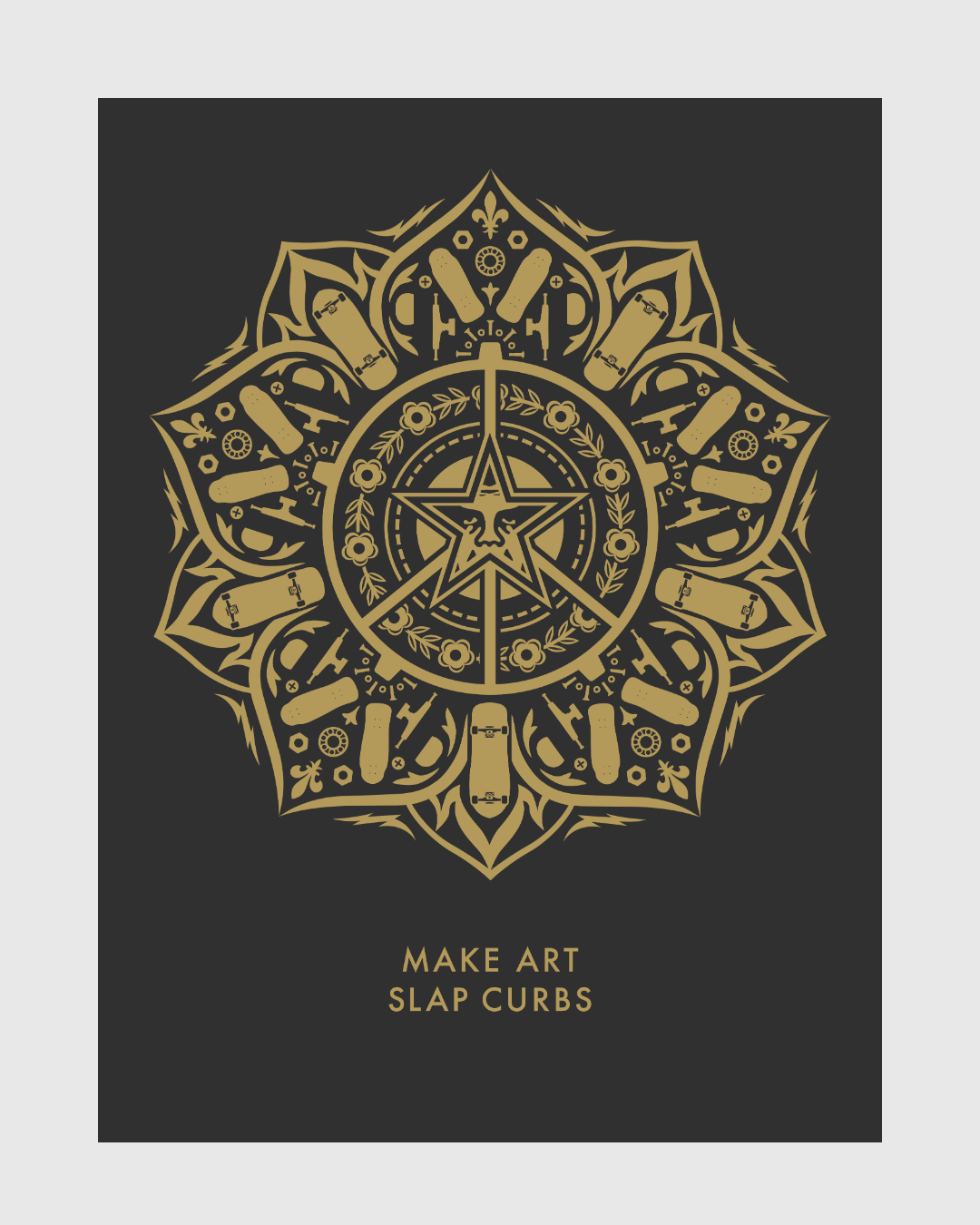 Slappy Challenge 2025 Poster - Grey