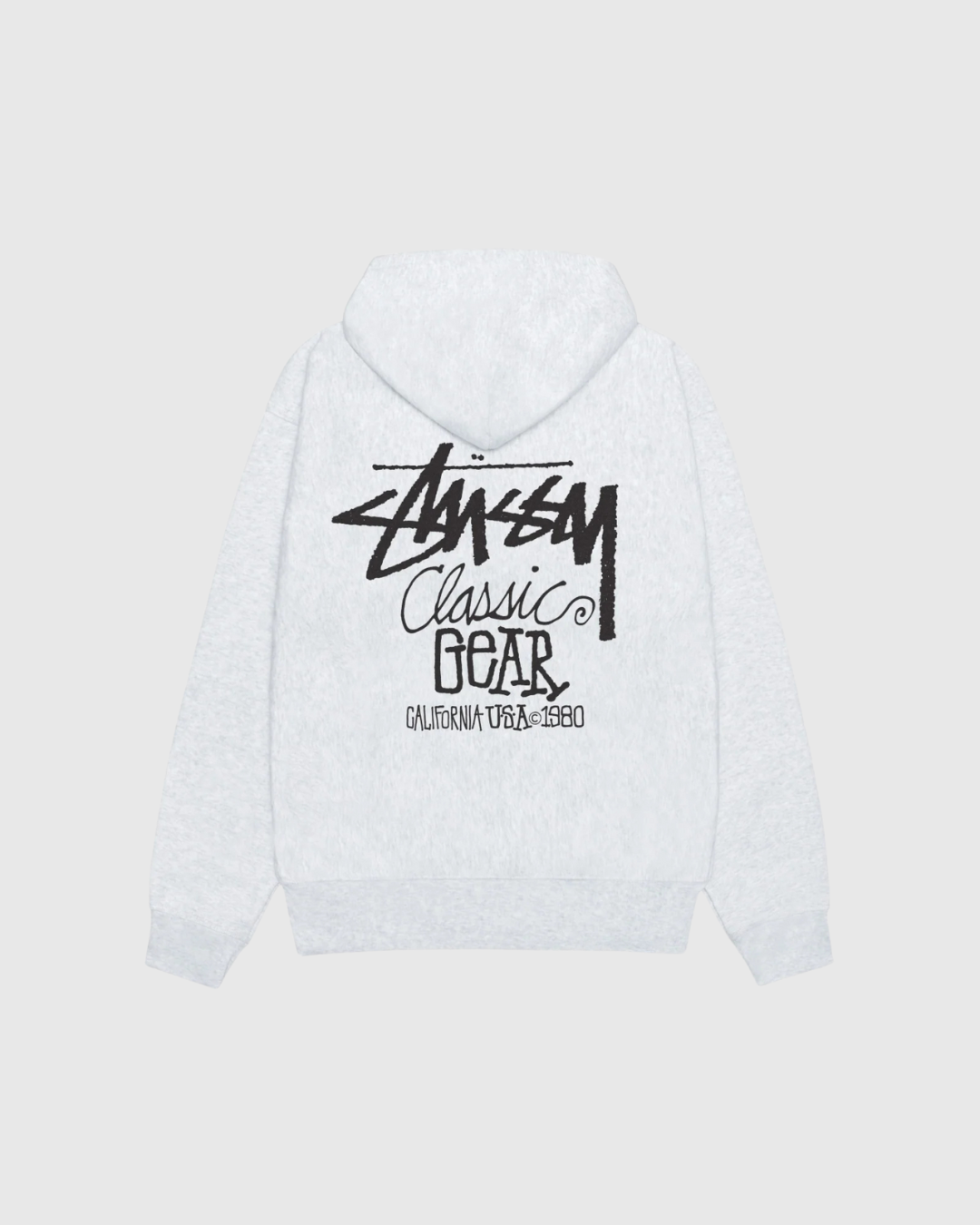Stussy Hoodie - Classic Gear - Ash Heather