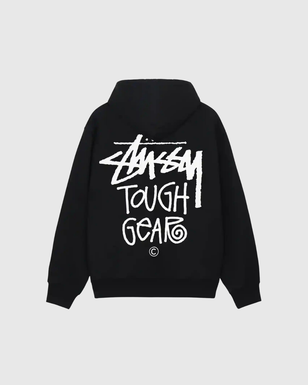 Stussy Hoodie - Classic Gear - Black