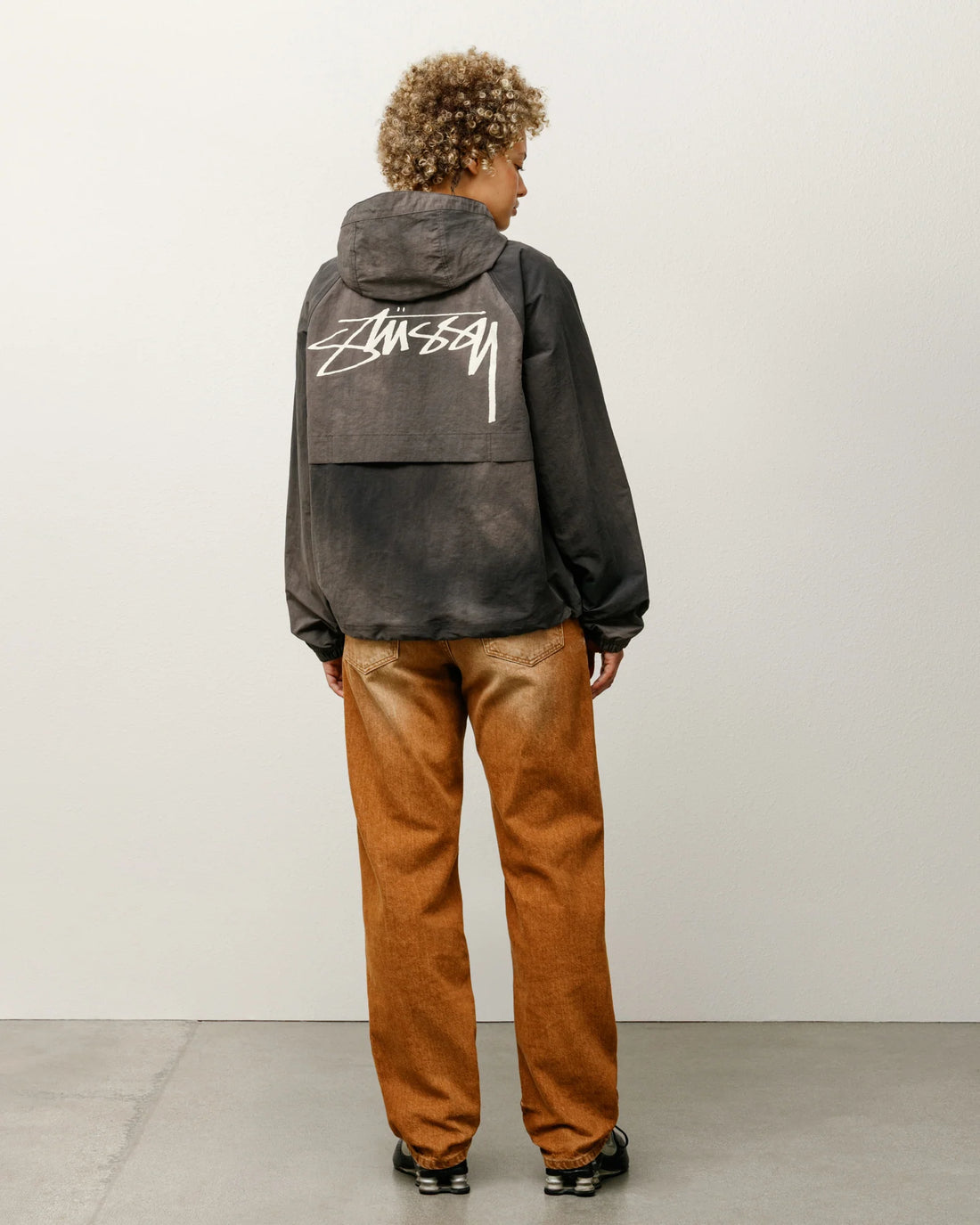 Stussy Jacket - Beach Shell Wave Dye - Black
