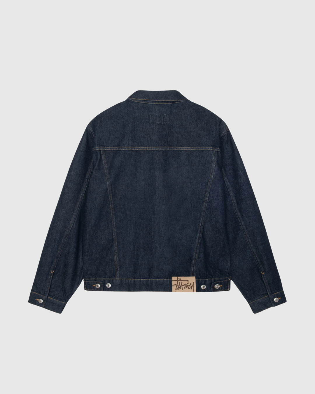 Stussy Jacket - Trucker Denim - Rinsed Indigo